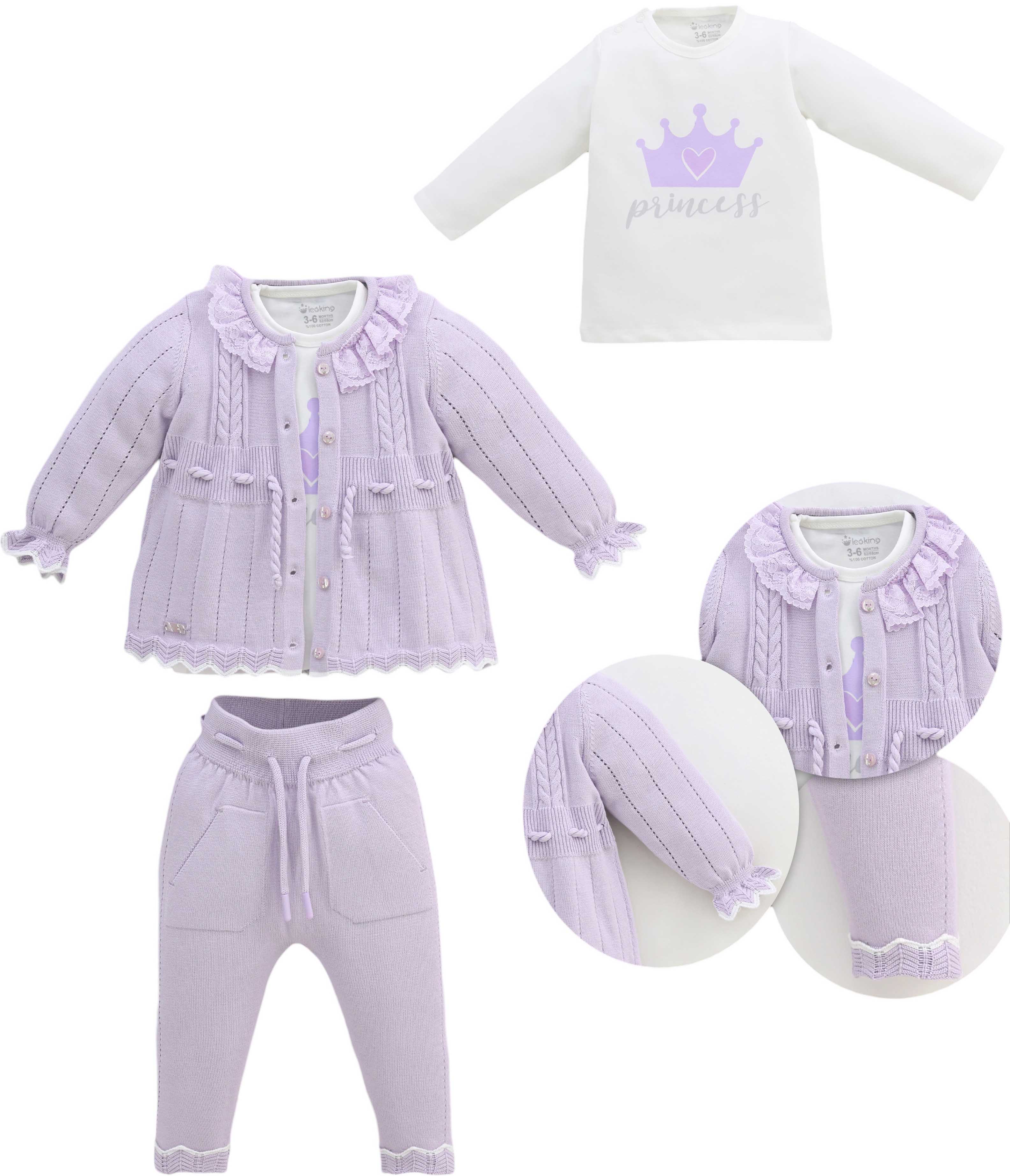 Set sweater+sweater+pants