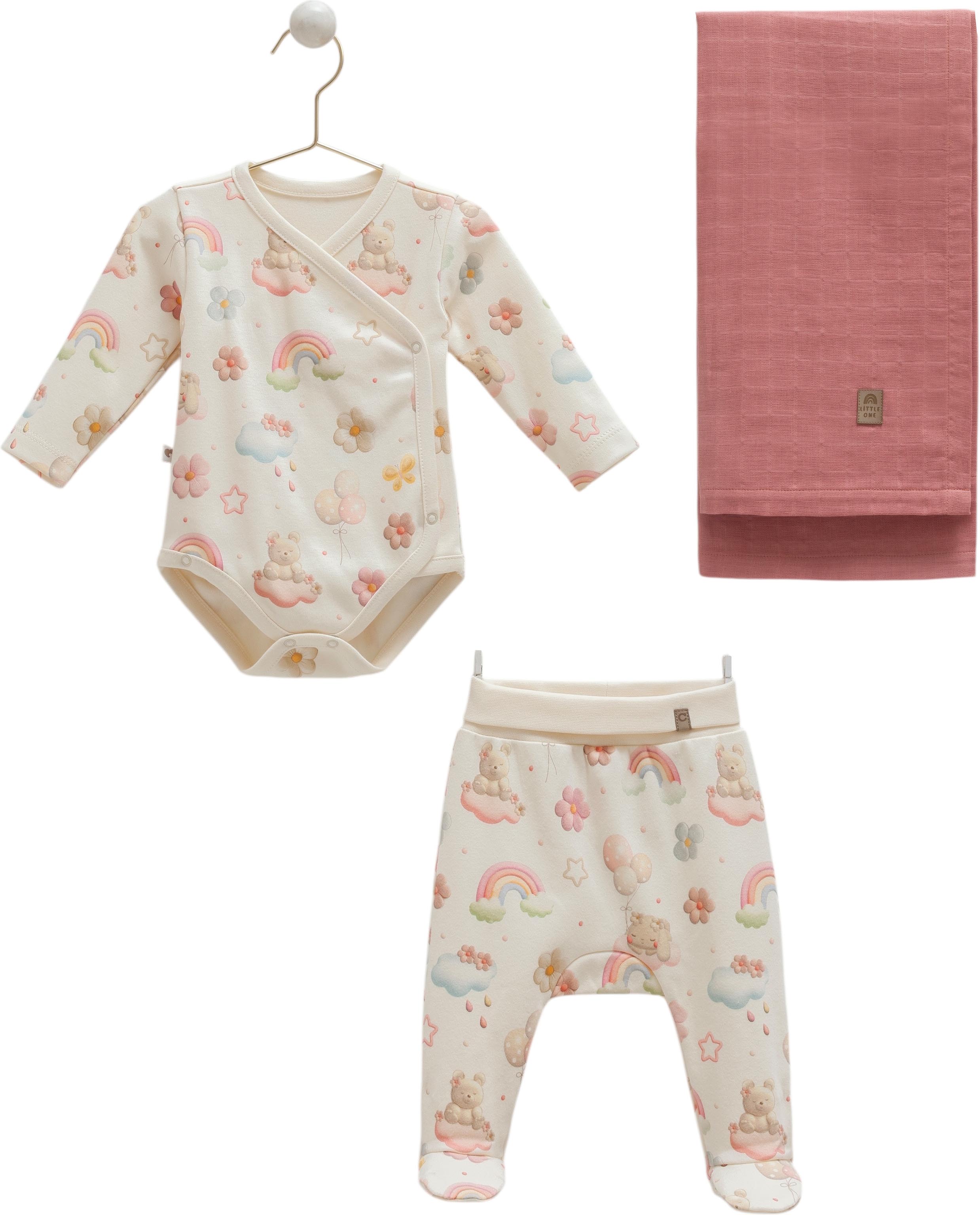 Set sweater+vest+blanket, series BASIC