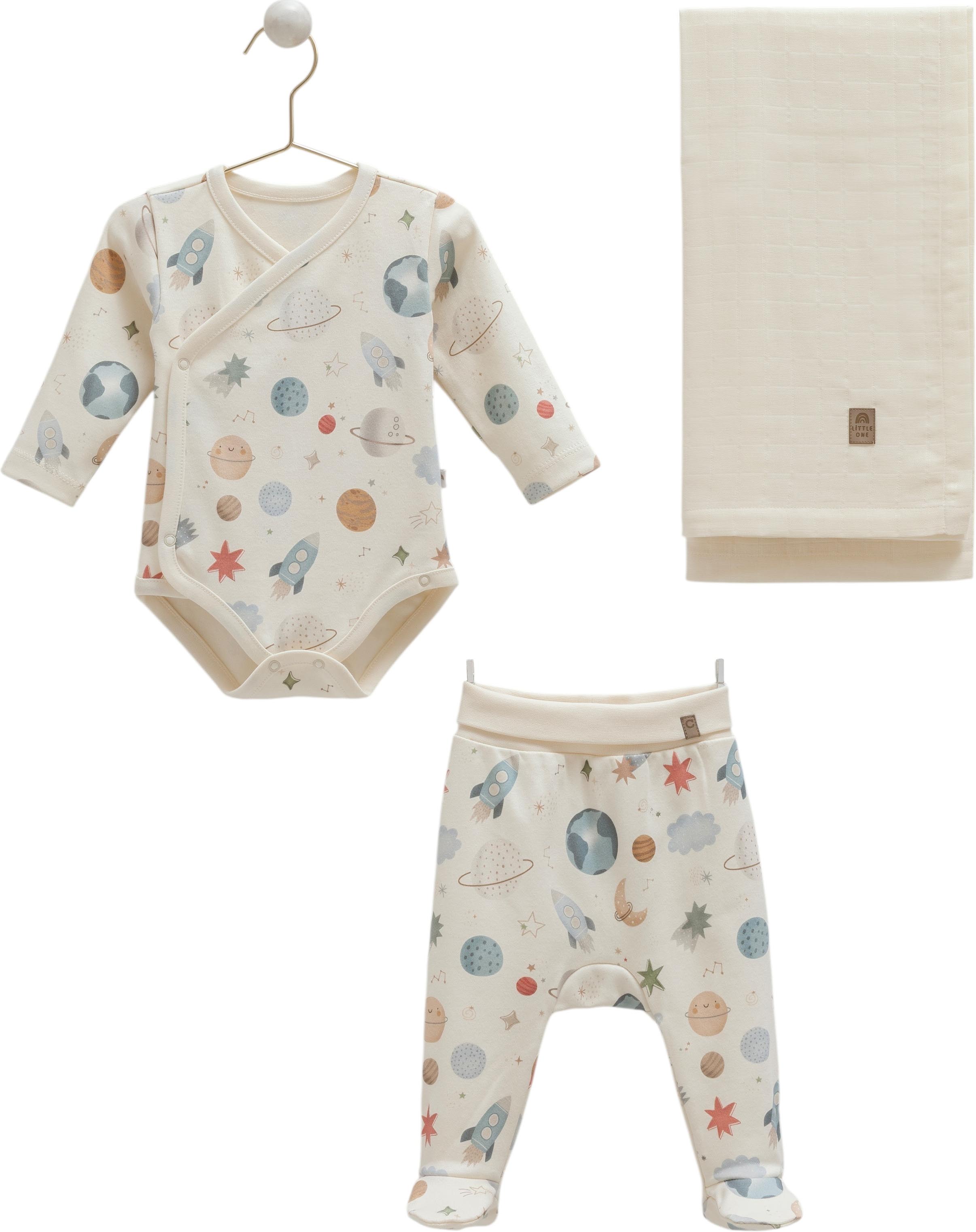 Set sweater+vest+blanket, series BASIC