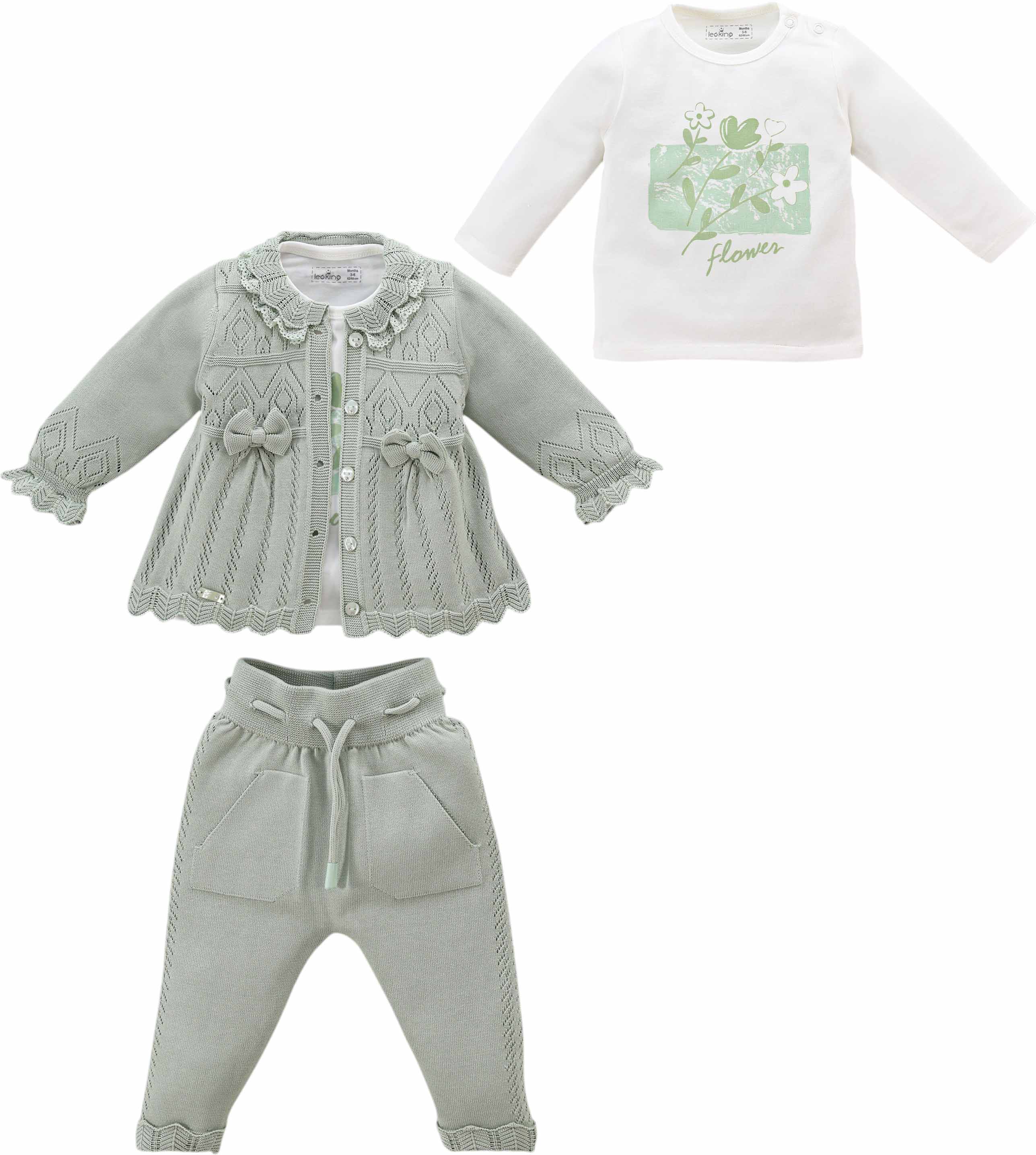 Set sweater+sweater+pants