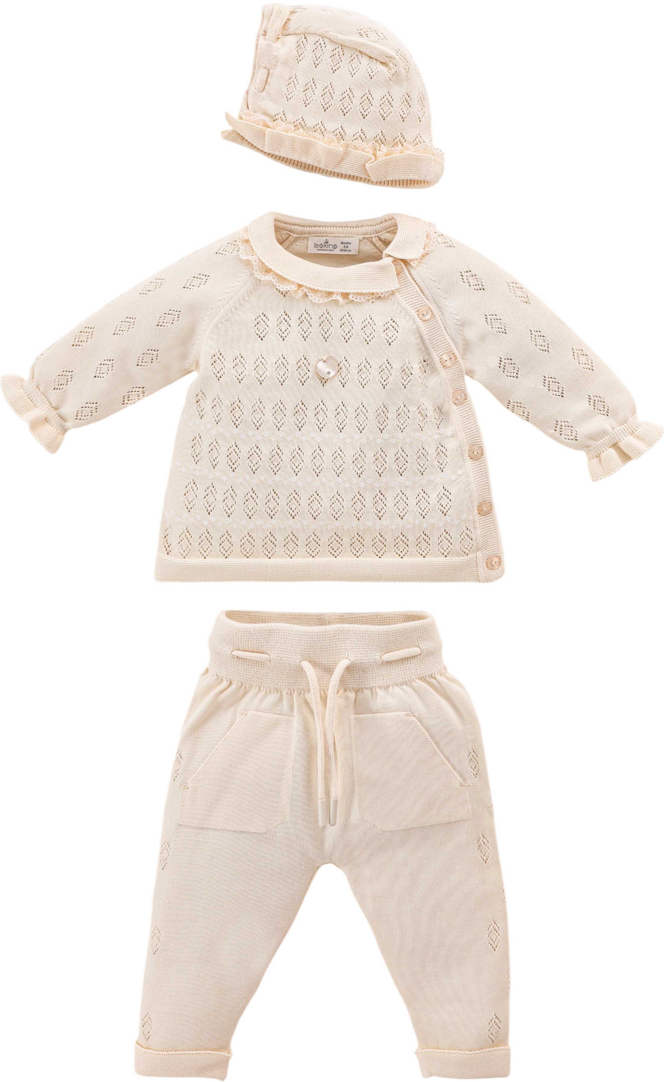 Set sweater+pants+hat