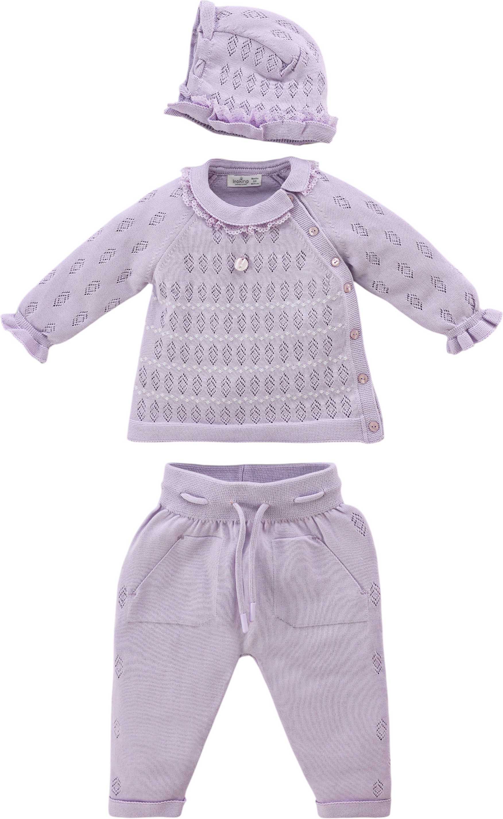 Set sweater+pants+hat