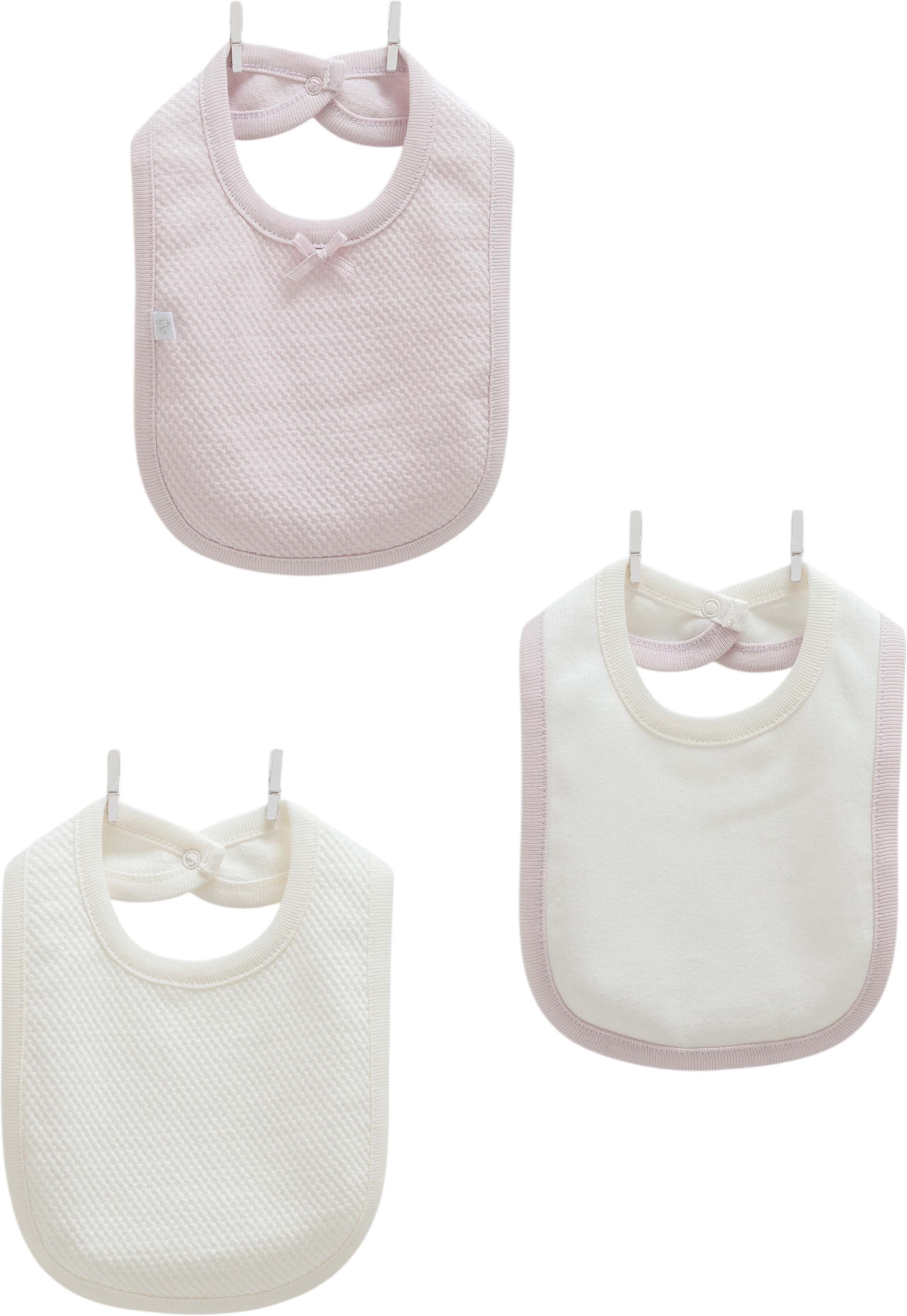 Bibs set 3pcs (pack of 4 sets), series LOVE FEEL