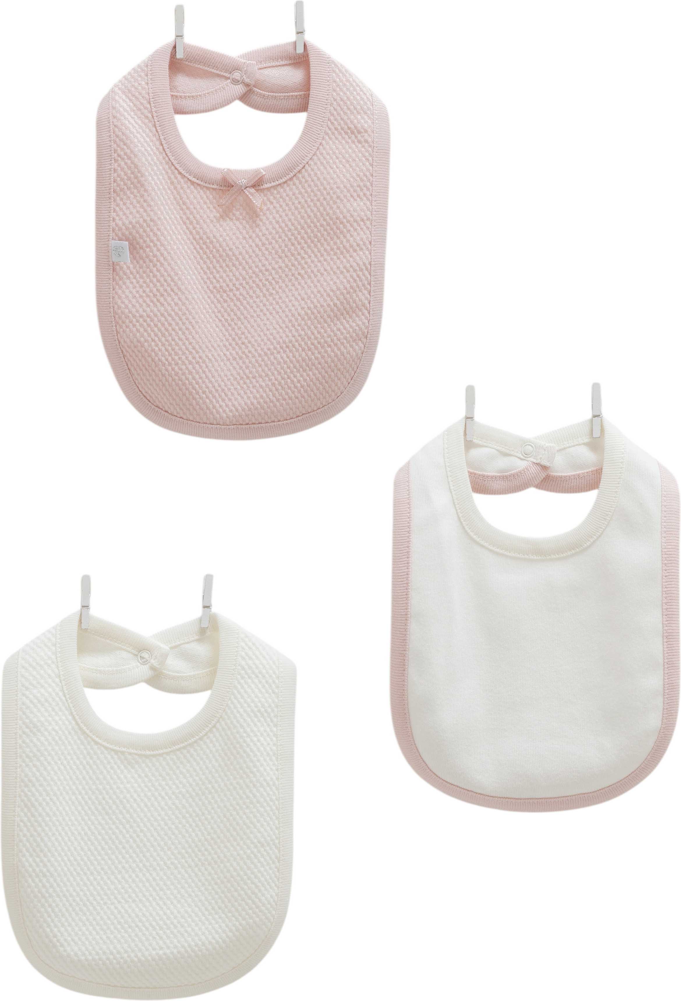 Bibs set 3pcs (pack of 4 sets), series LOVE FEEL