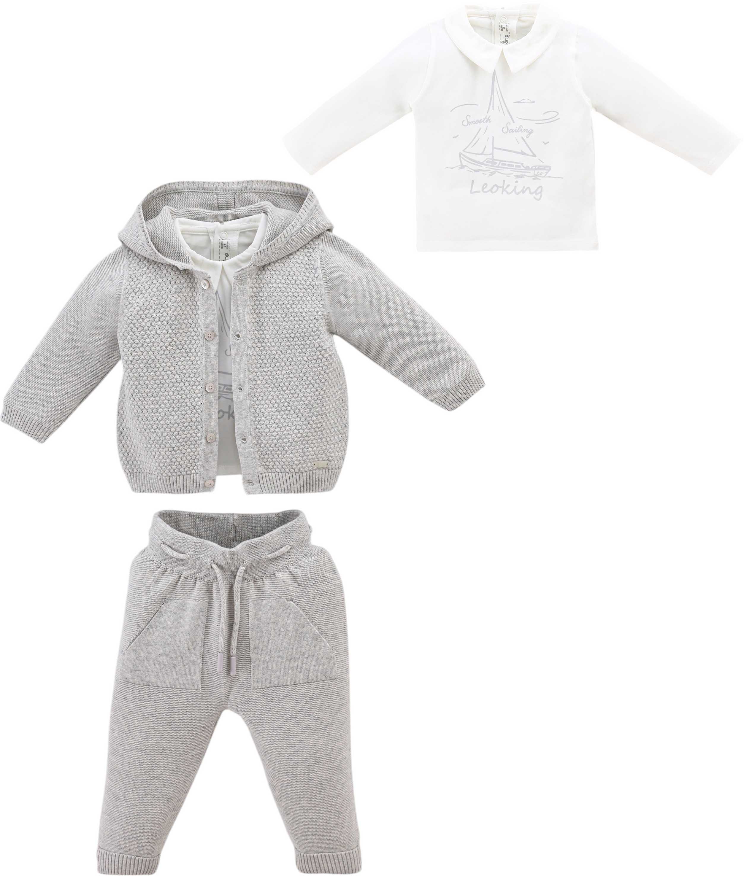 Set sweater+pants+hat