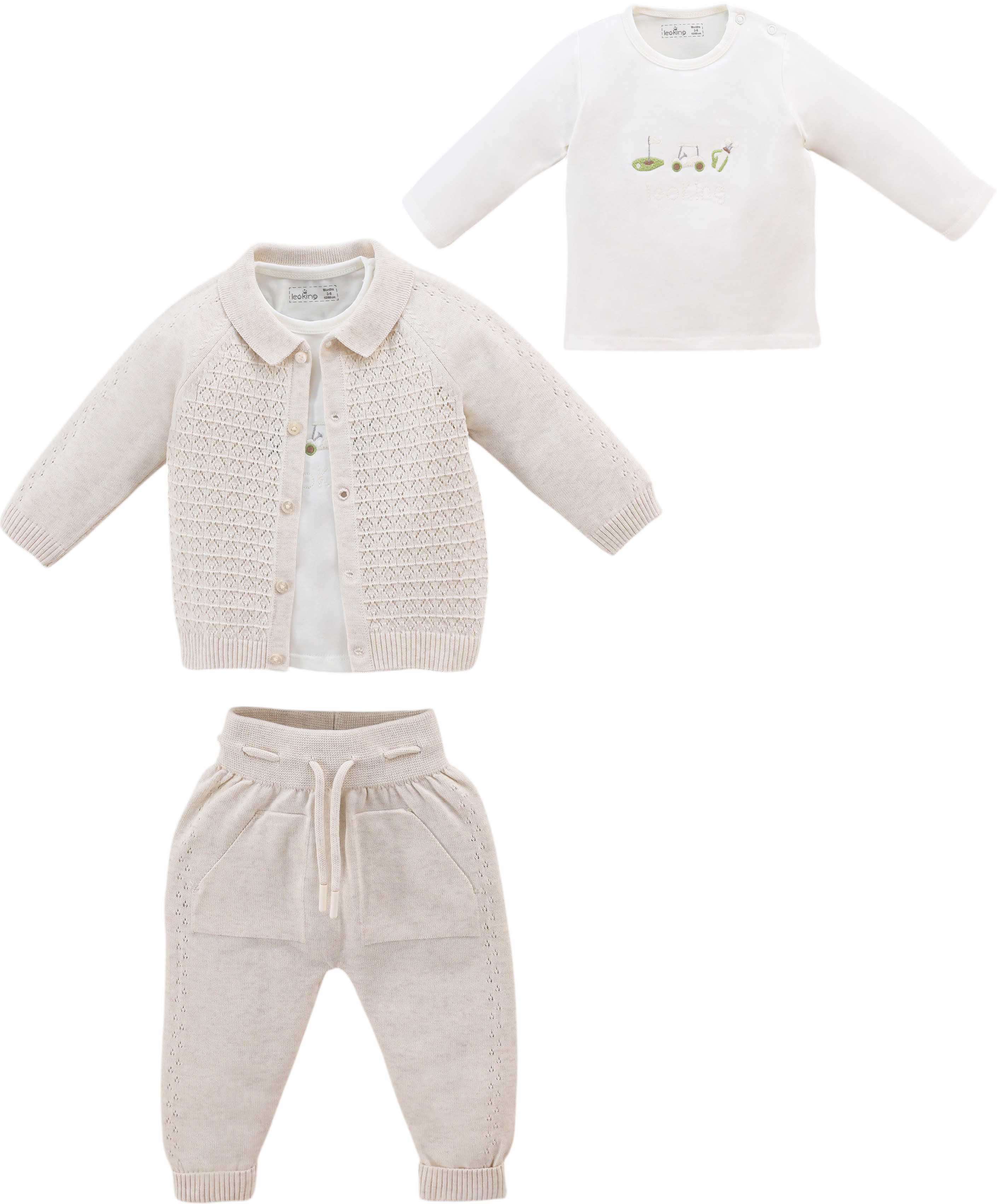 Set sweater+sweater+pants