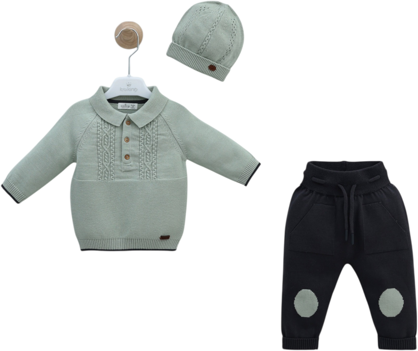 Set sweater+pants+hat