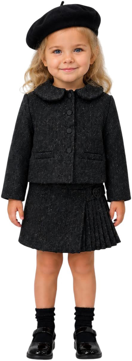 Set jacket+skirt-shorts