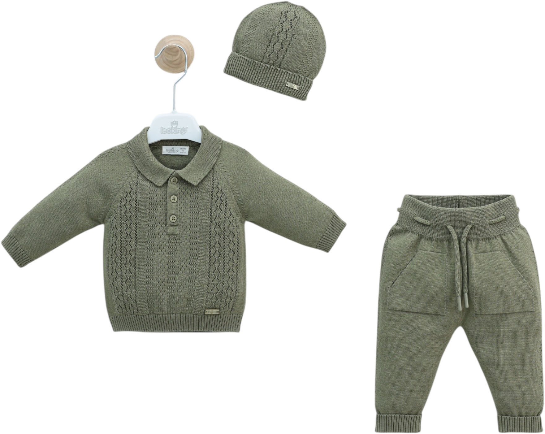Set sweater+pants+hat