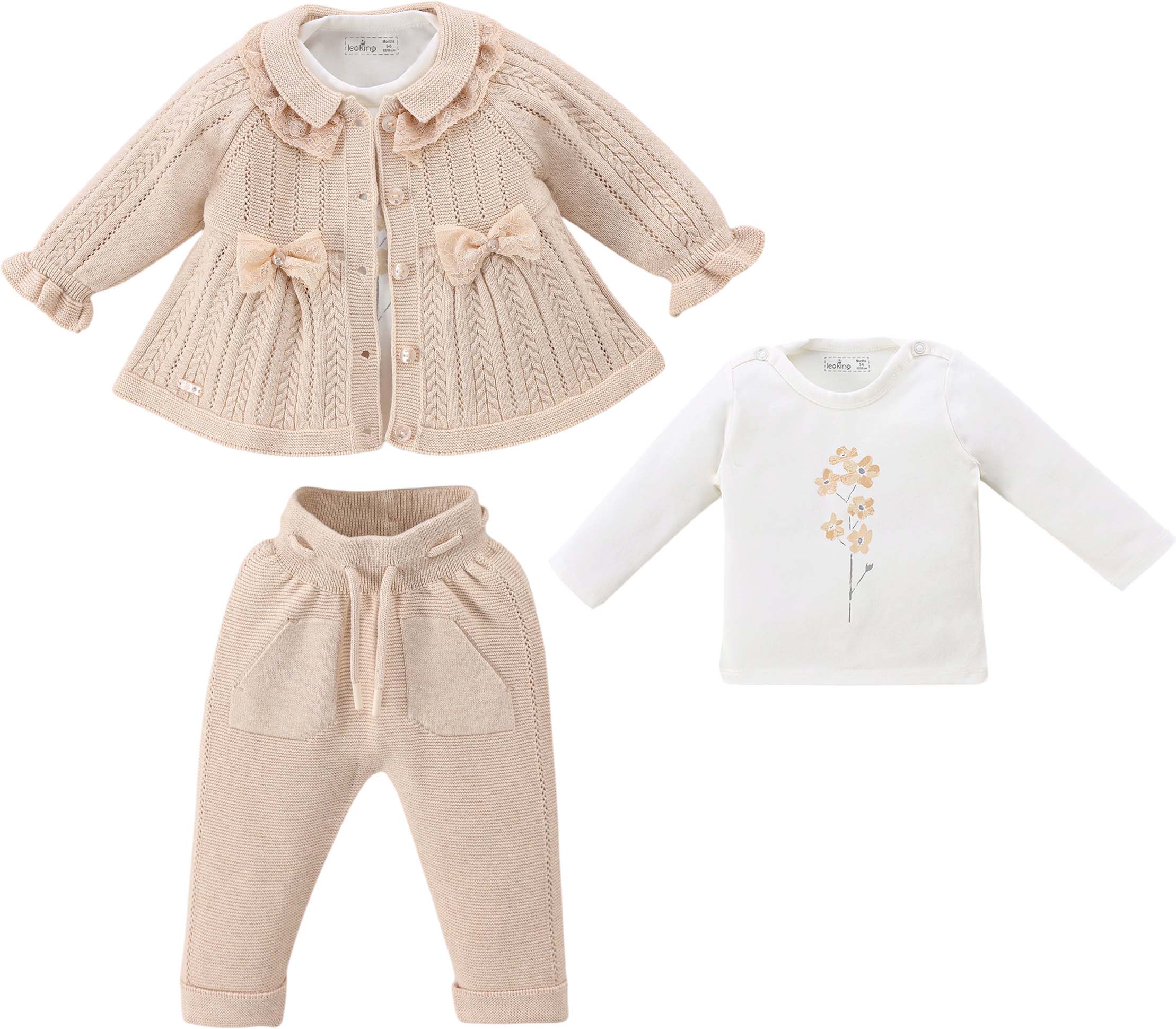Set sweater+sweater+pants