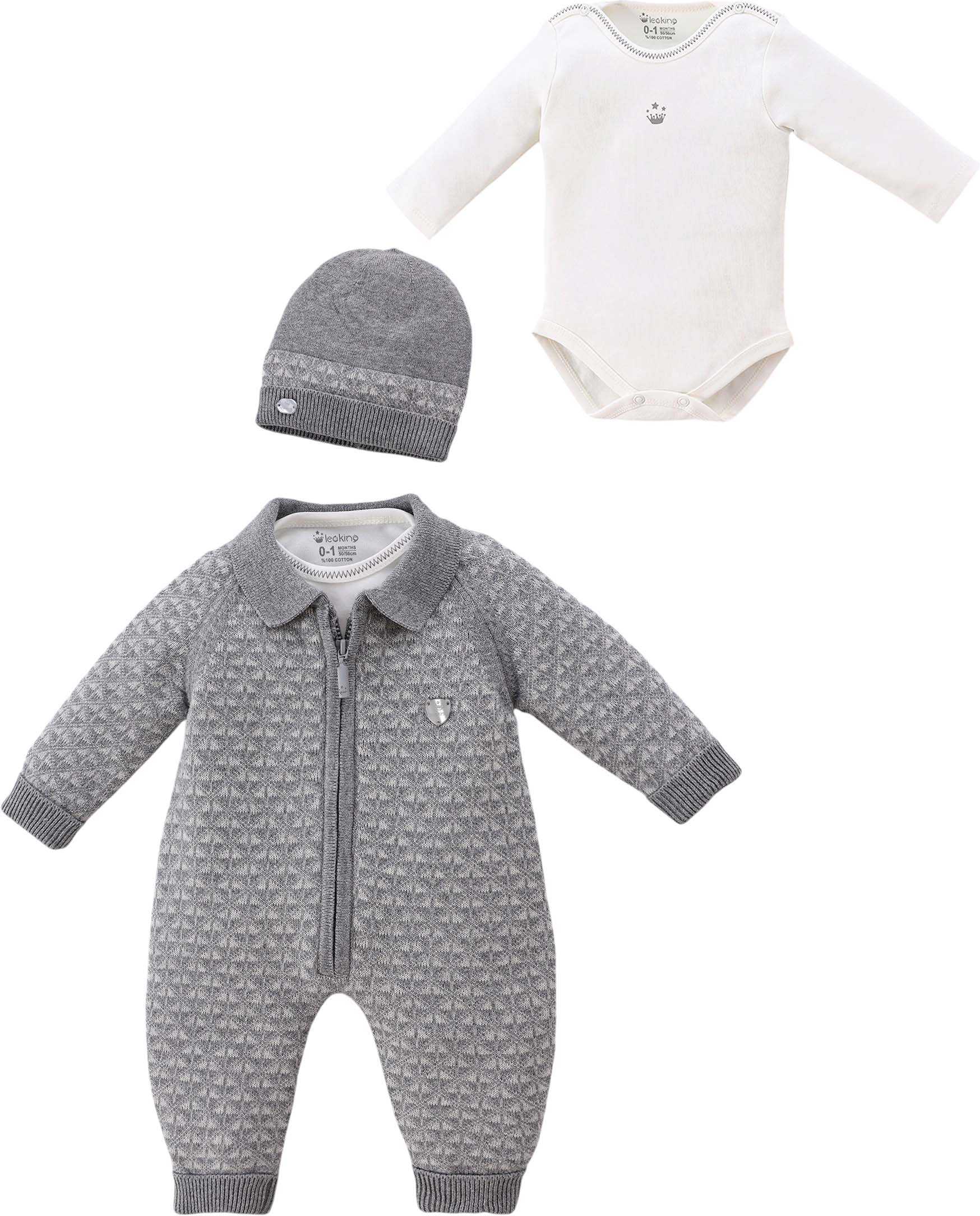 Set overalls+body+hat
