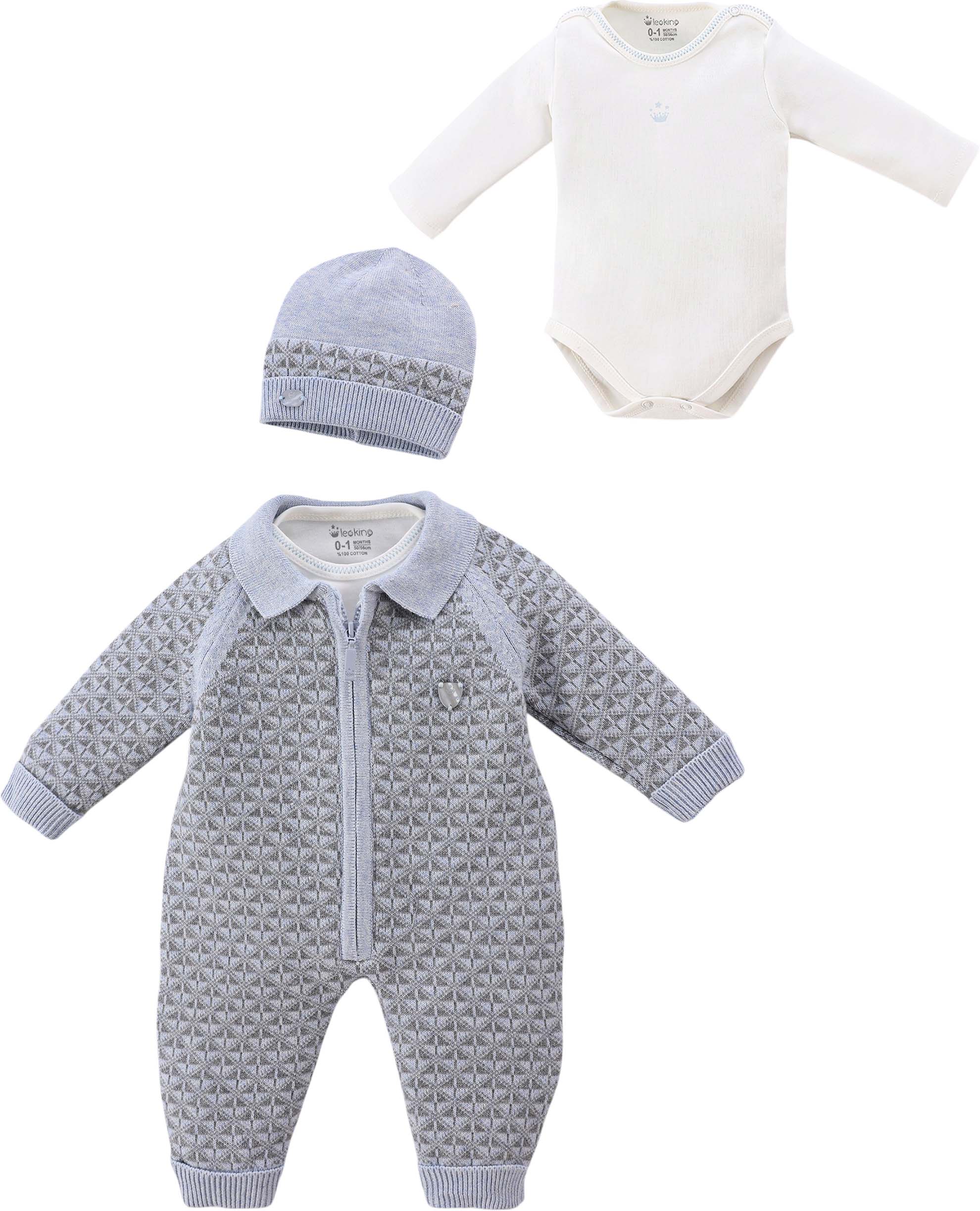 Set overalls+body+hat