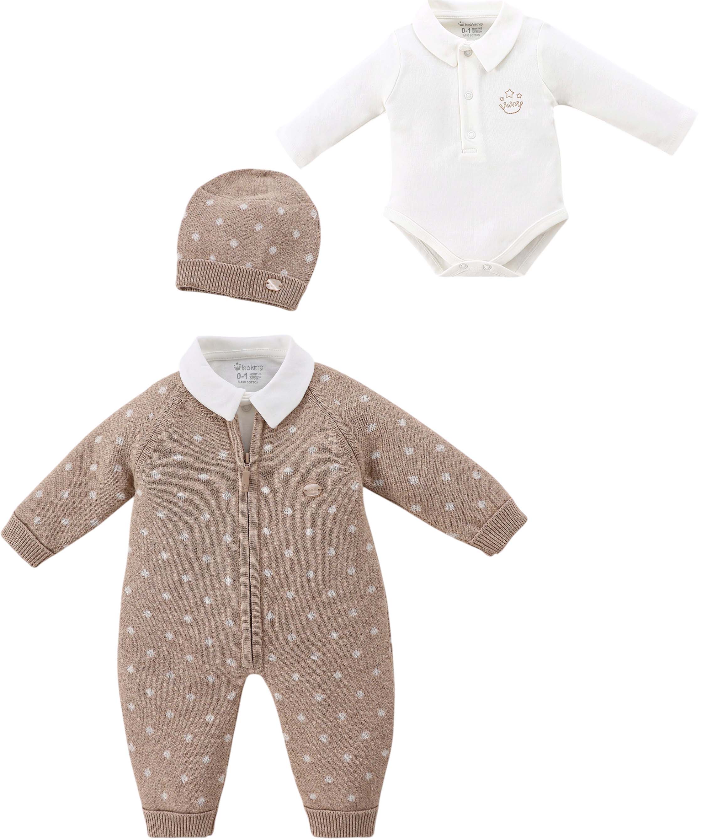 Set overalls+body+hat