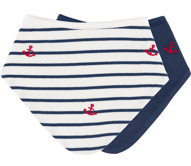 Bibs set 3pcs (pack of 6 sets) 
