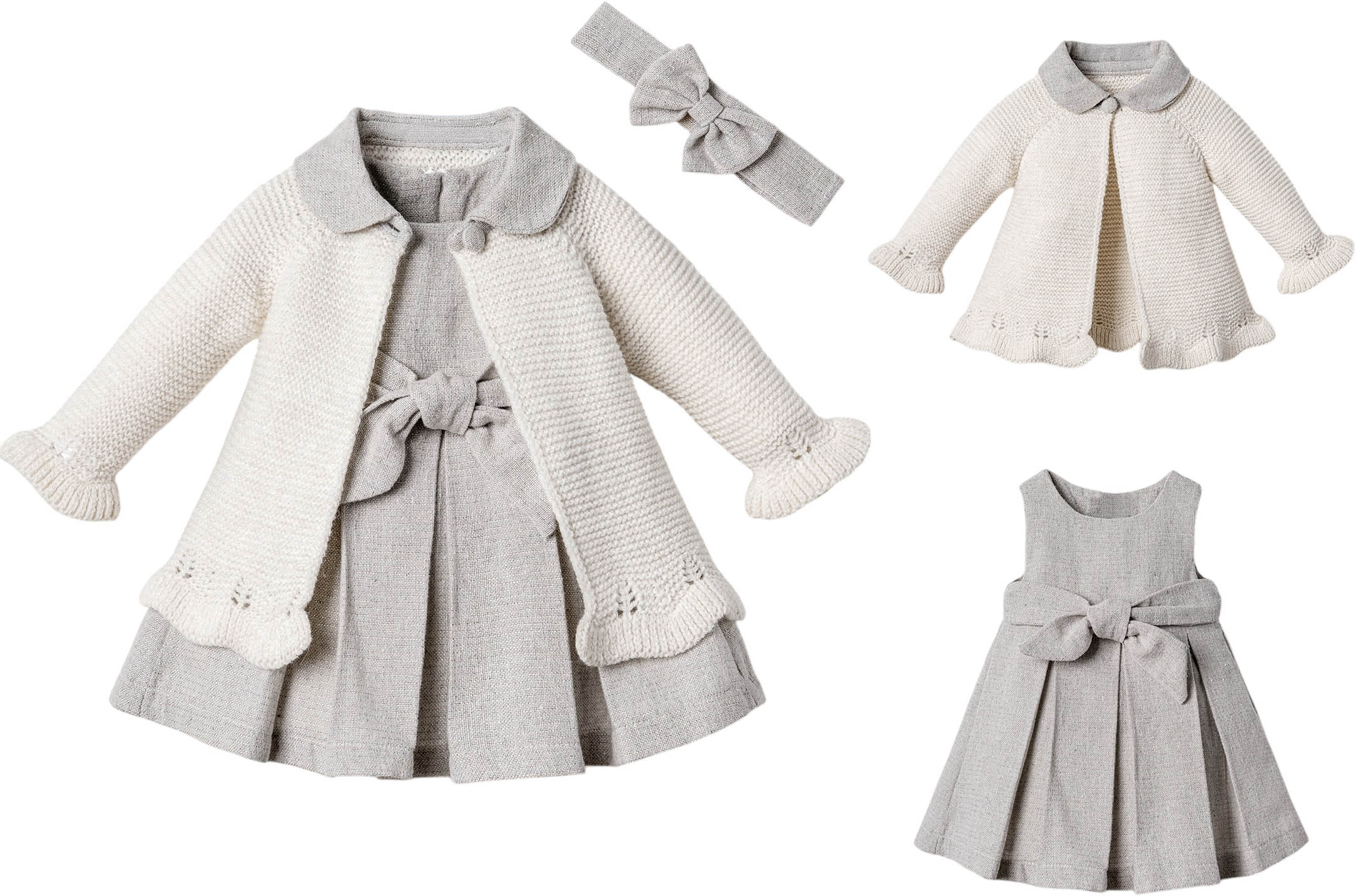Set sweater+dress+headband
