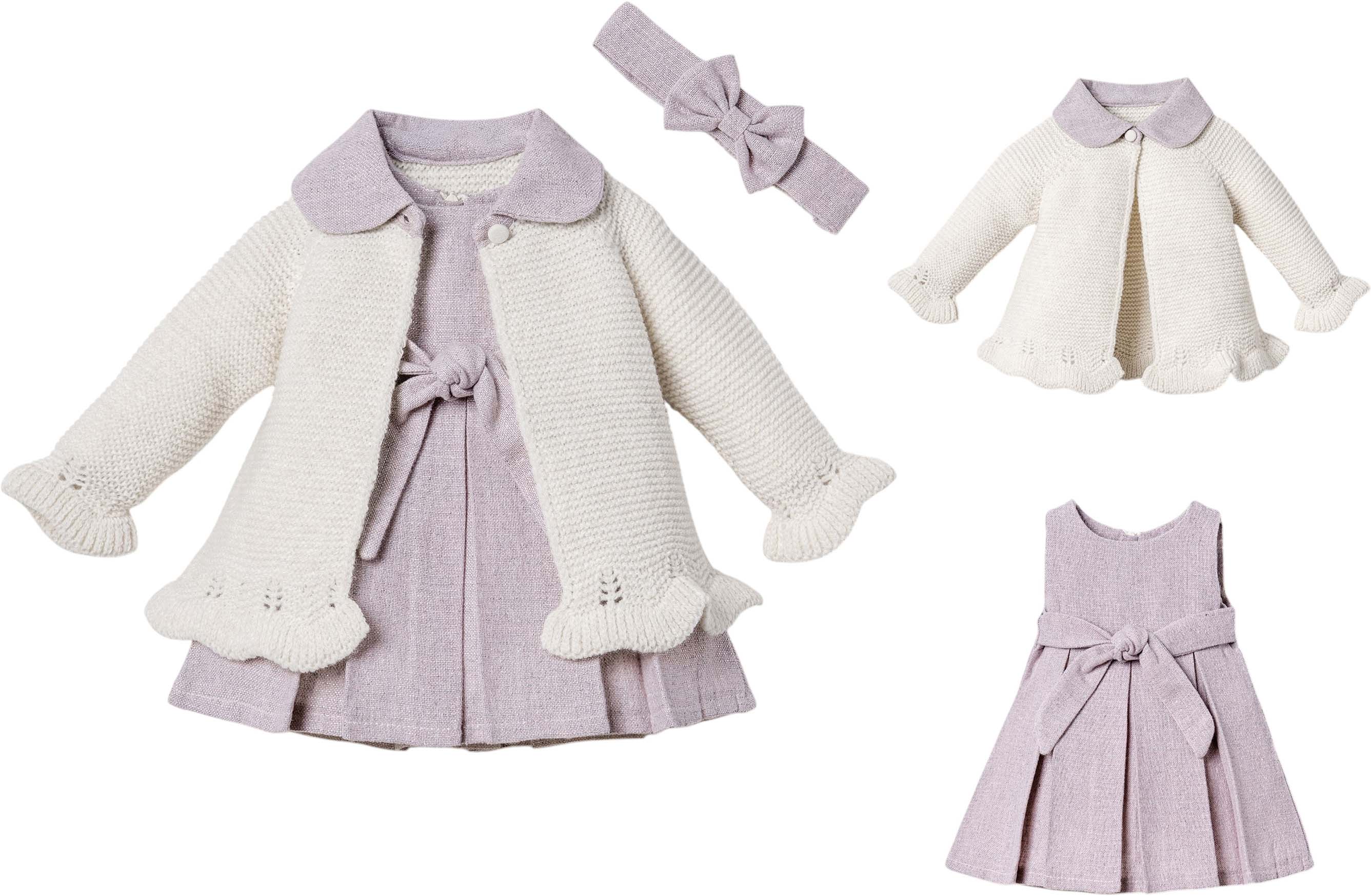 Set sweater+dress+headband