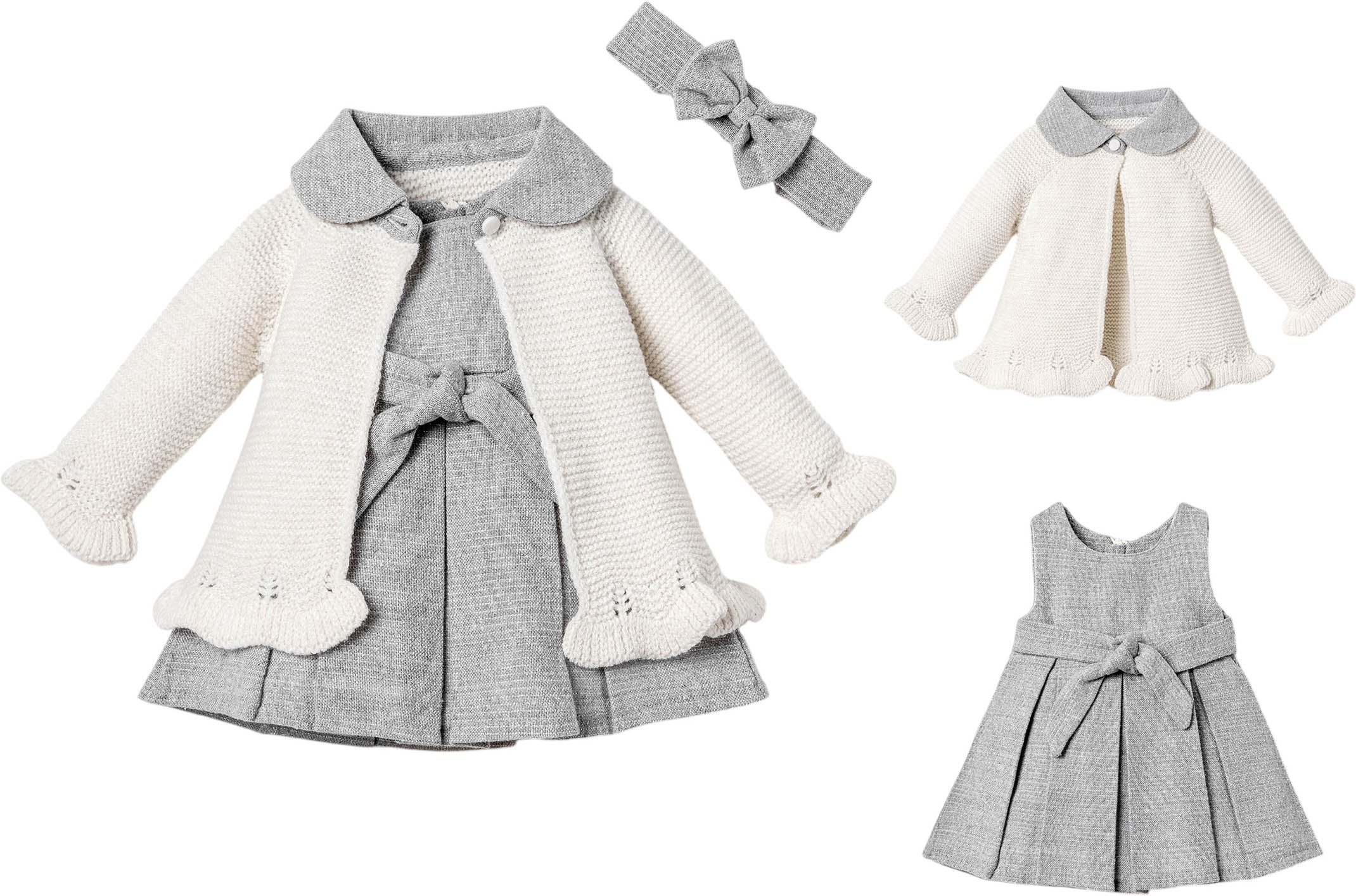 Set sweater+dress+headband
