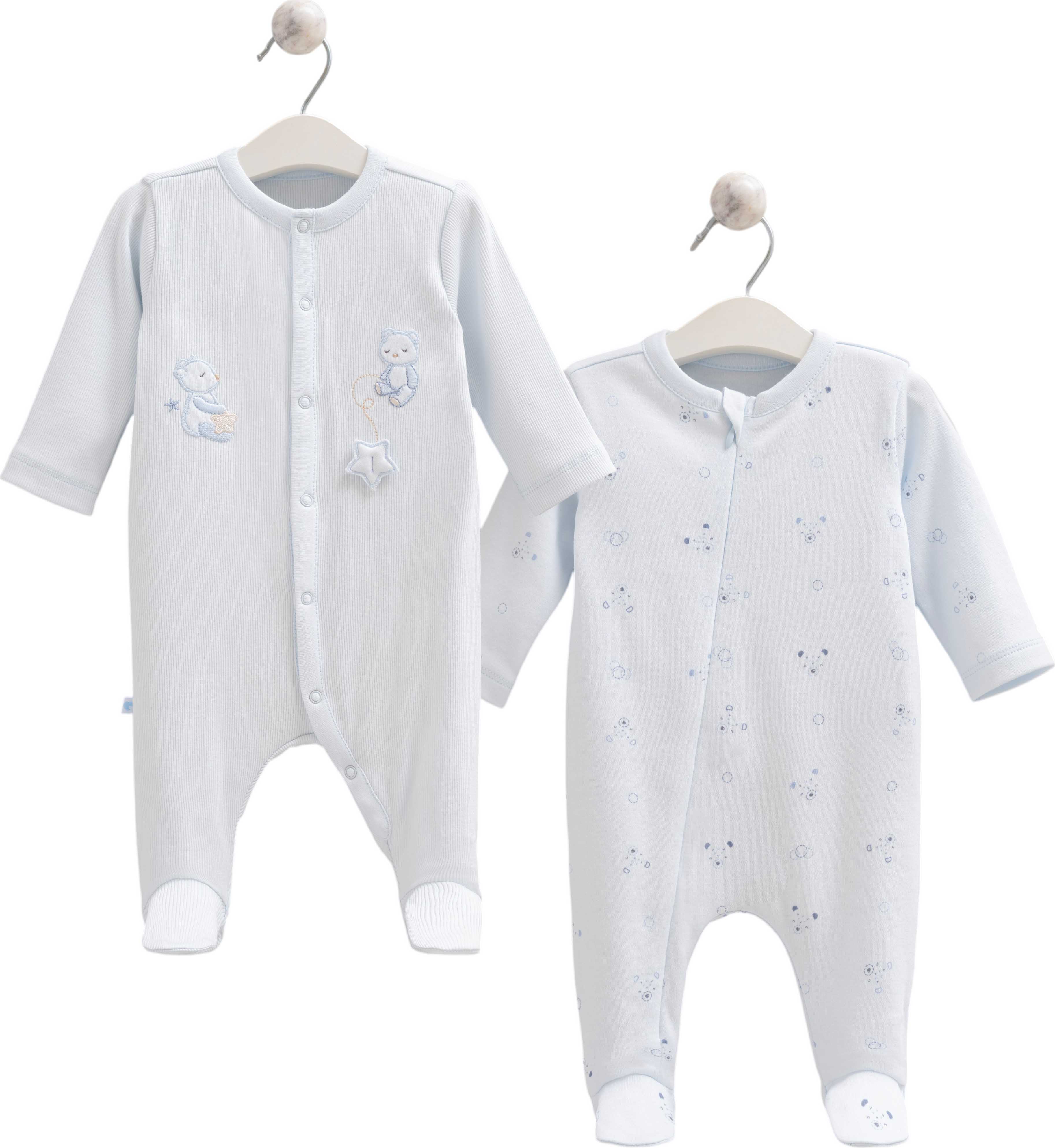 Overalls set 2pcs (pack of 2 sets), series TEDDY BEAR