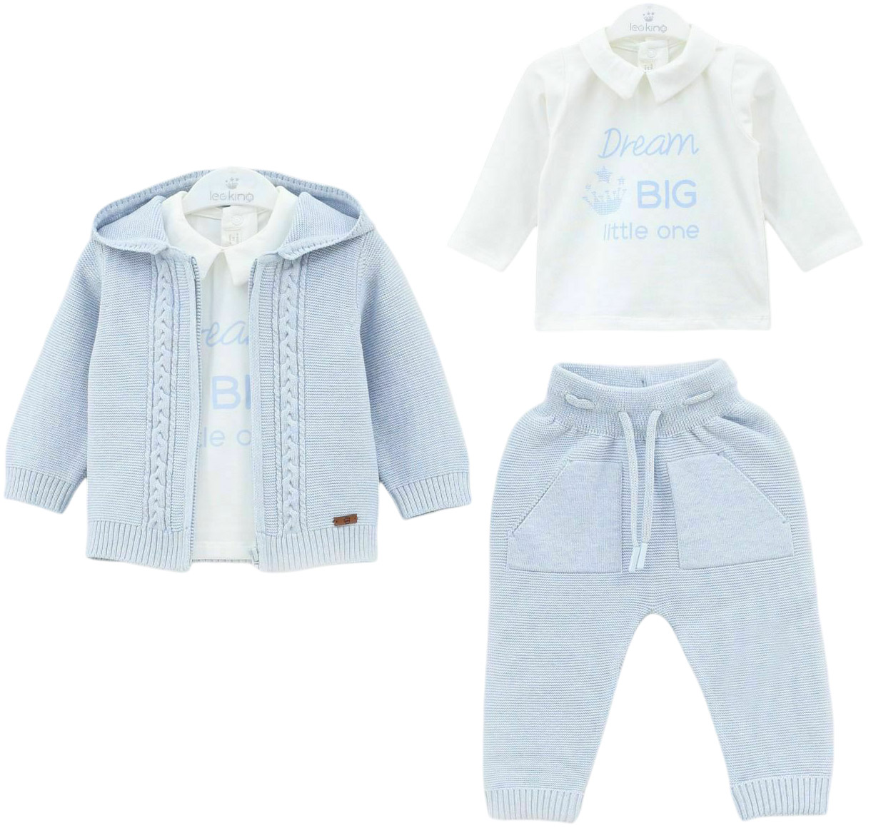 Set sweater+sweater+pants