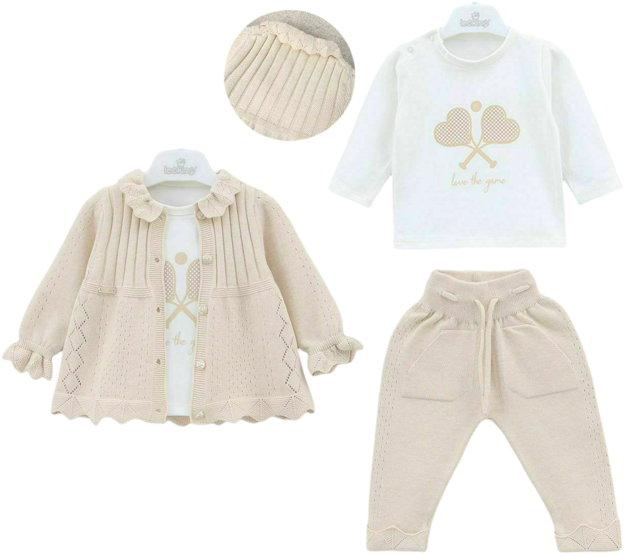 Set sweater+sweater+pants