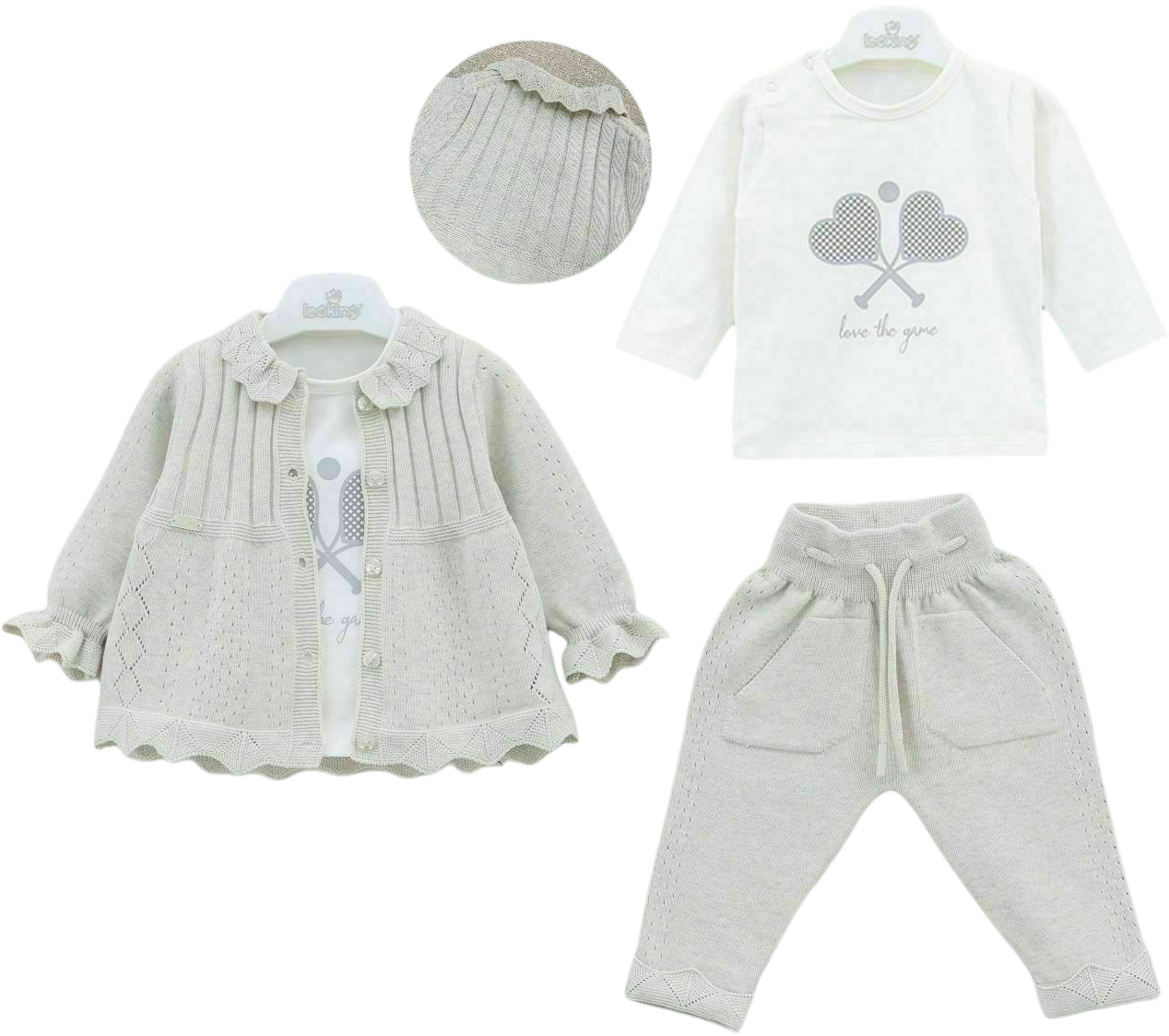 Set sweater+sweater+pants