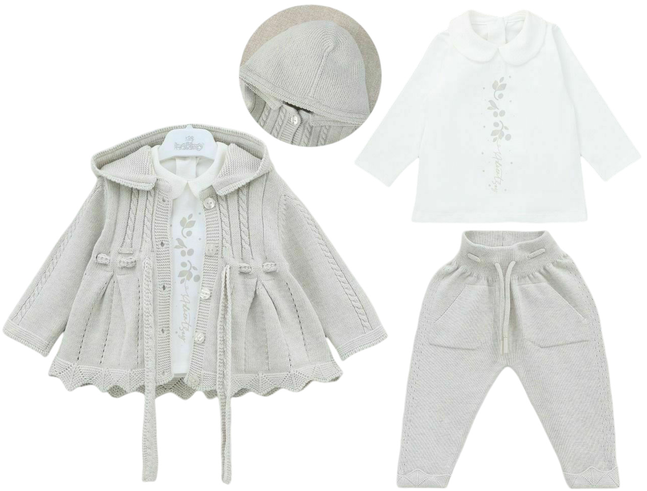 Set sweater+sweater+pants