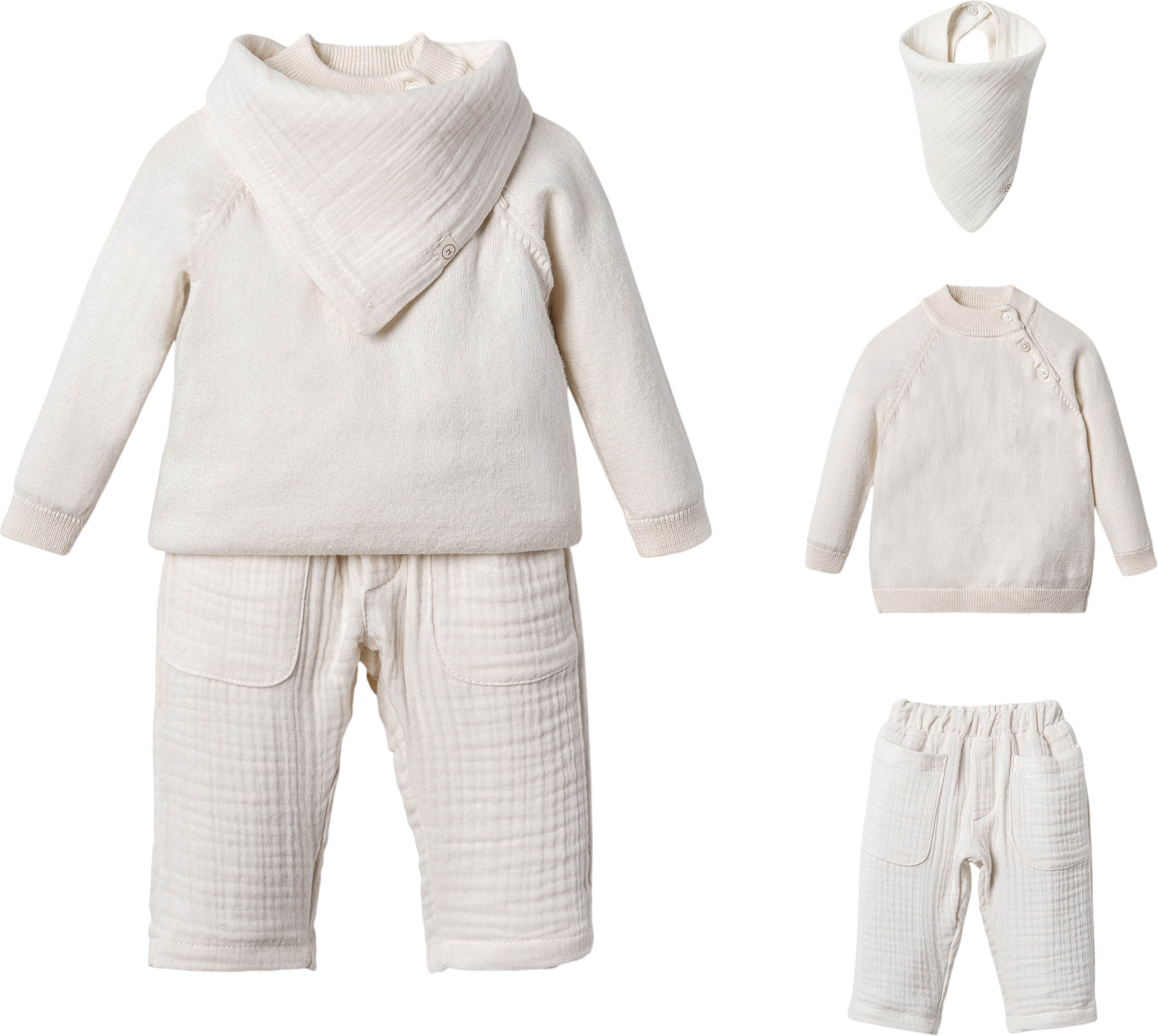 Set sweater+pants+bib