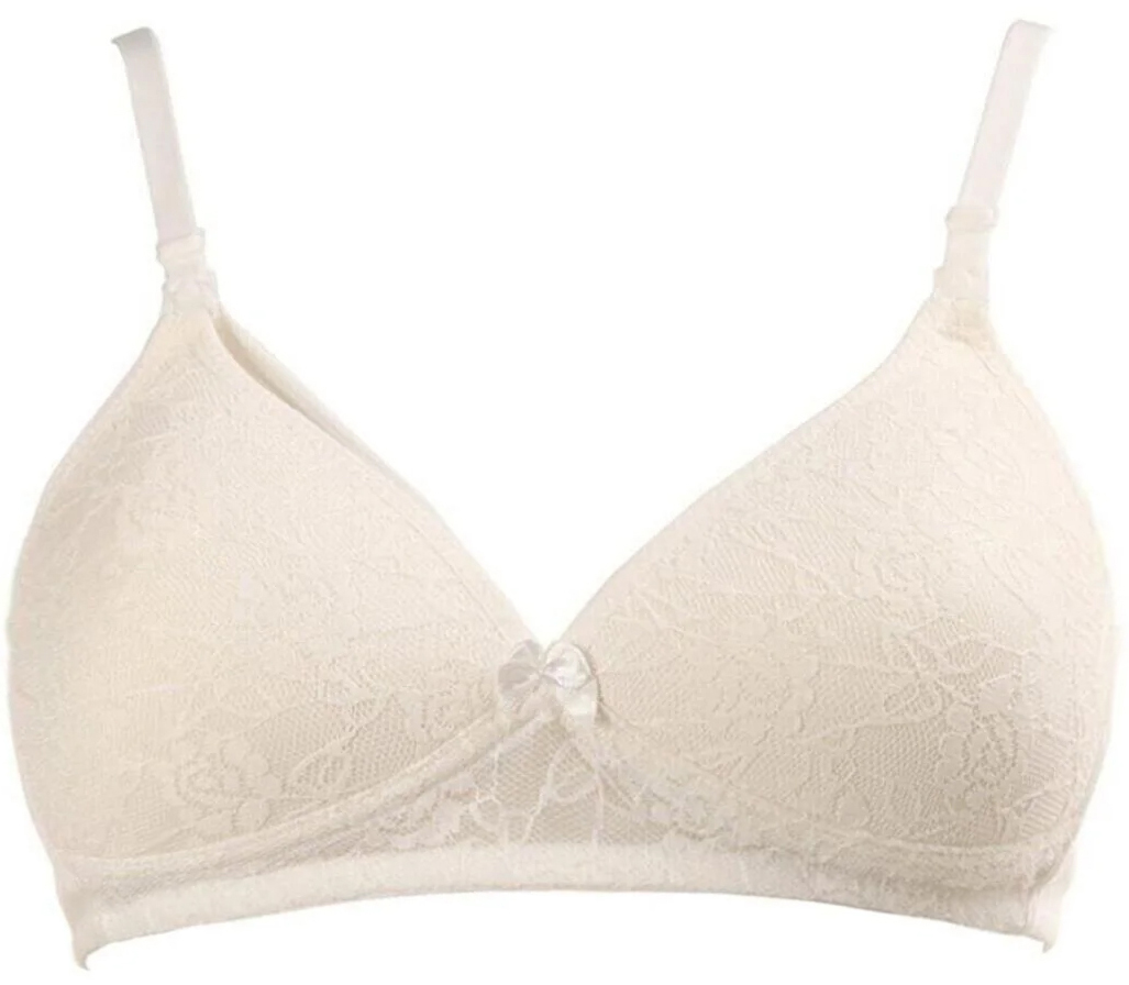 Cream bra, series BASIC