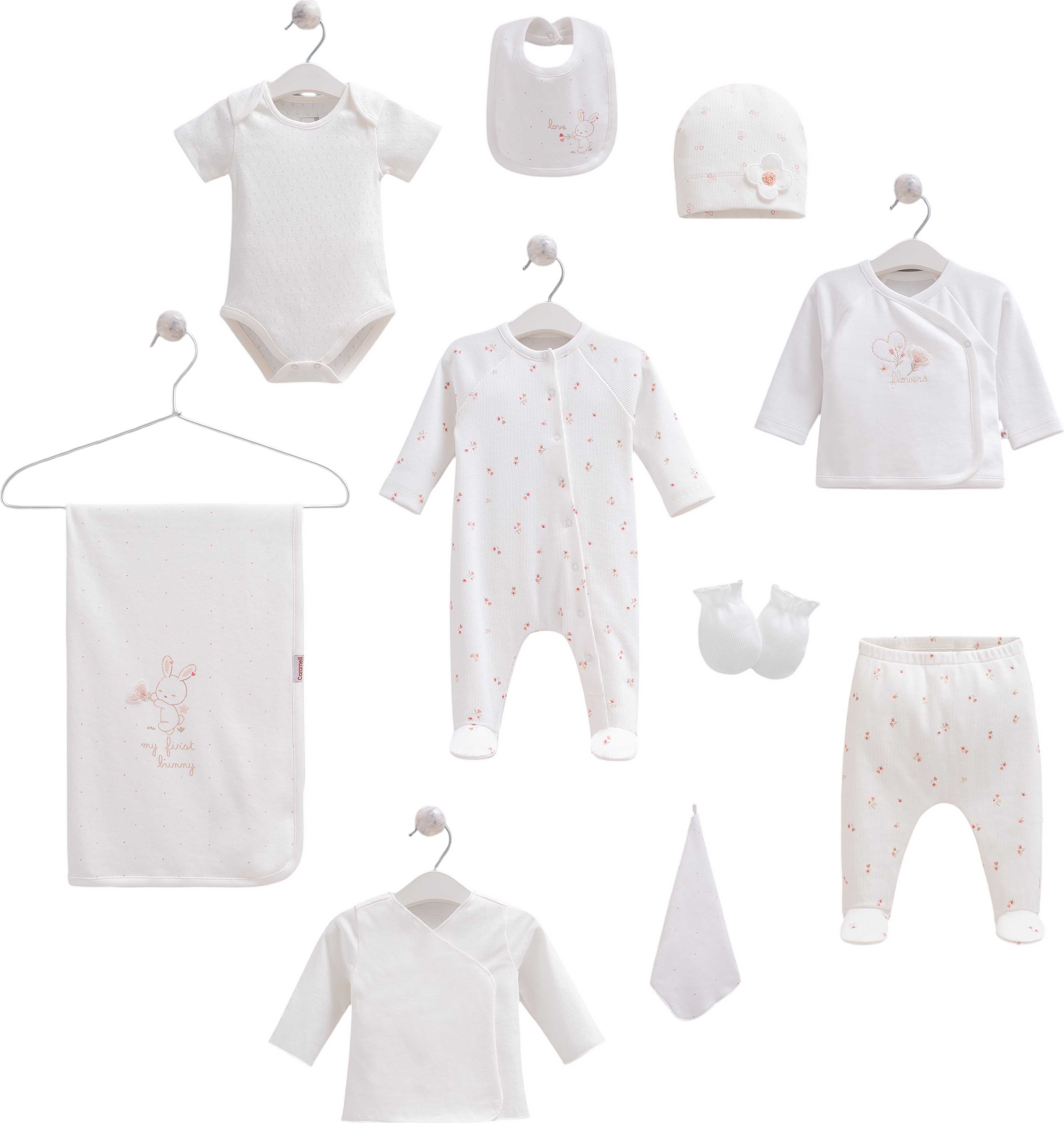 Set 10 items, series LOVE BUNNY