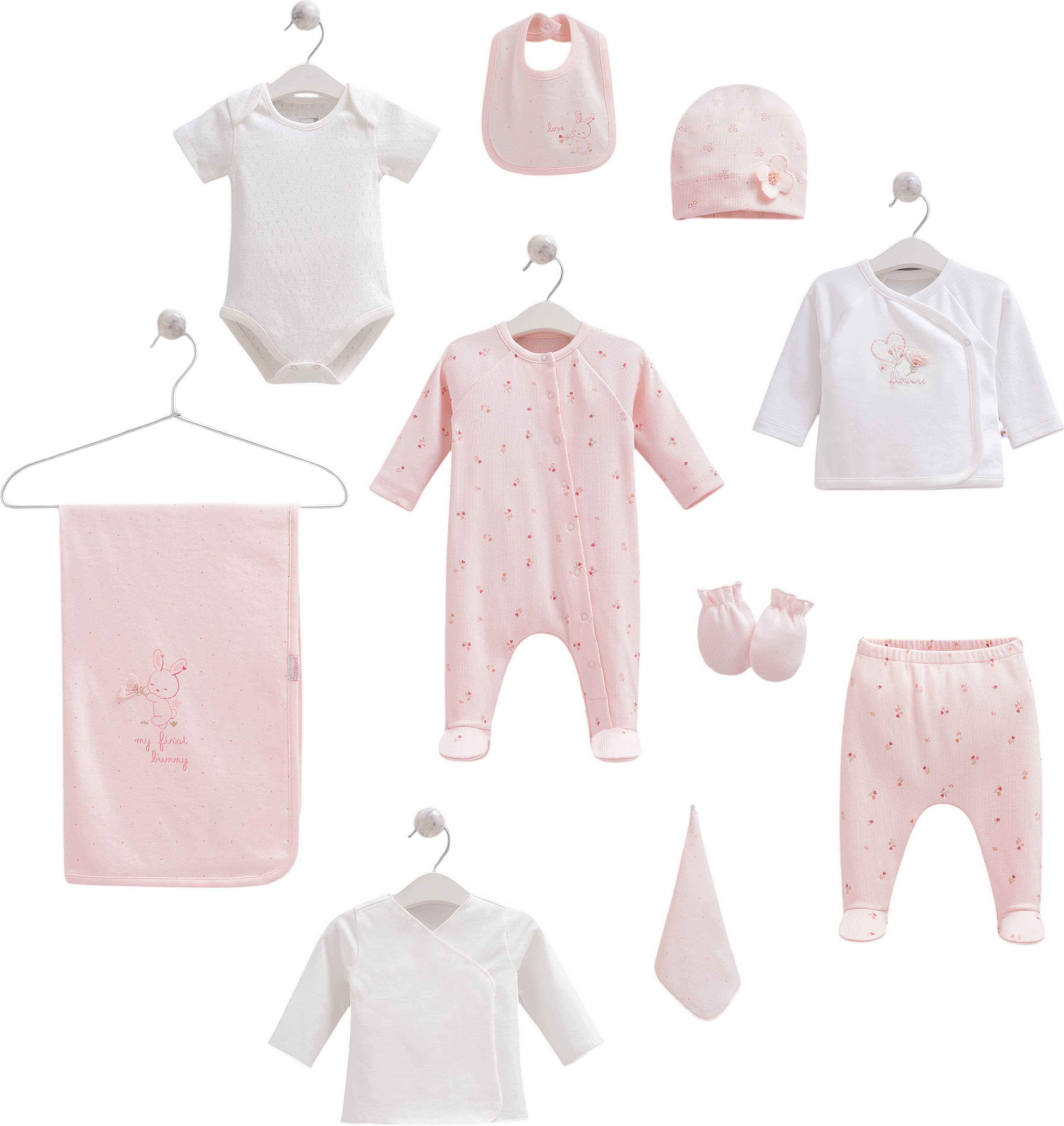 Set 10 items, series LOVE BUNNY