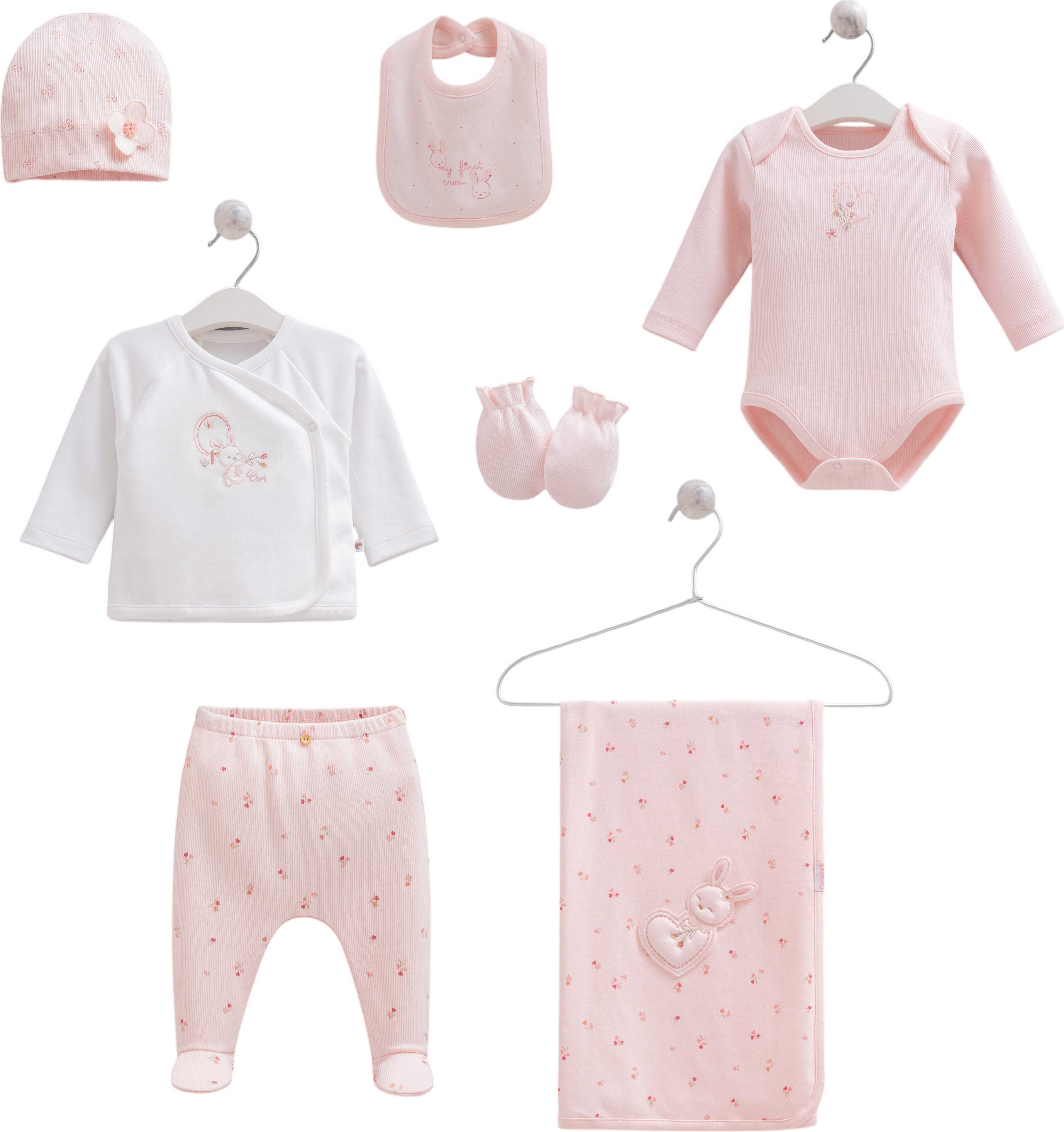 Set 7 items, series LOVE BUNNY