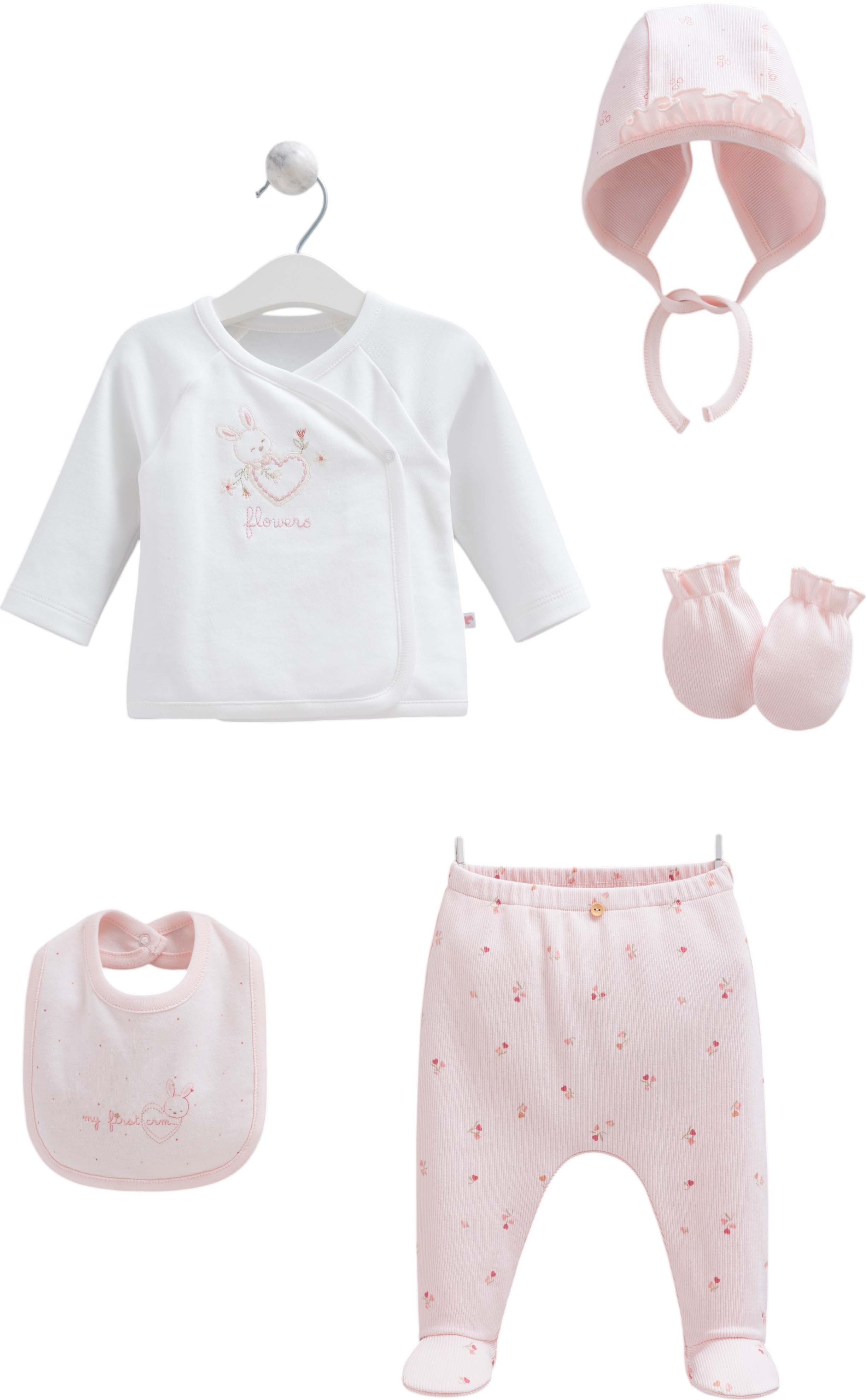 Set 5 items, series LOVE BUNNY