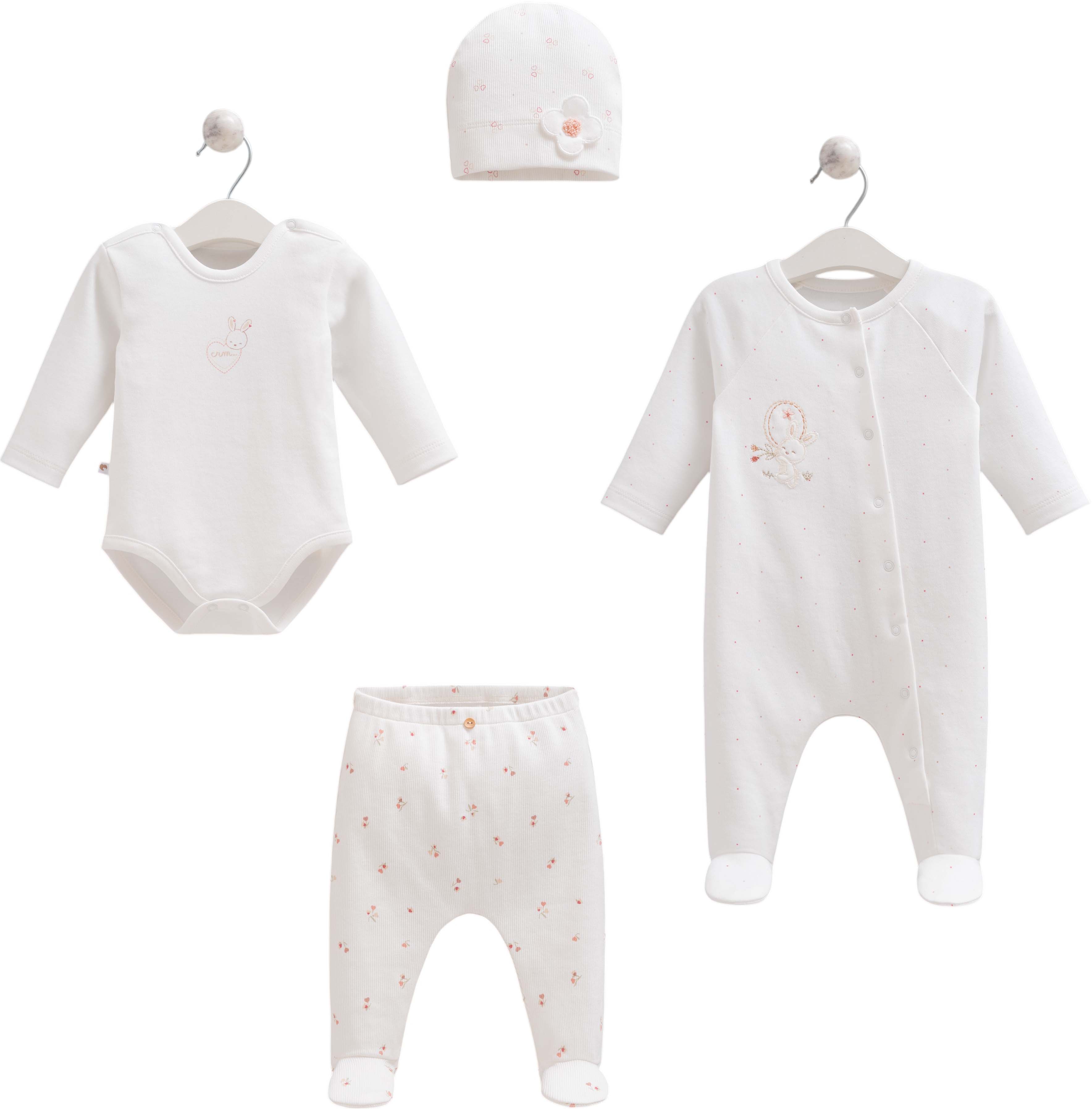 Set 4 items, series LOVE BUNNY