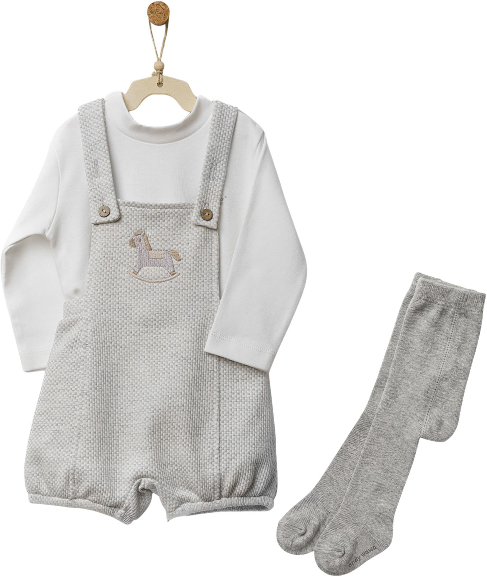 Set sweater+overalls+tights, series GENTLEMAN BOYS