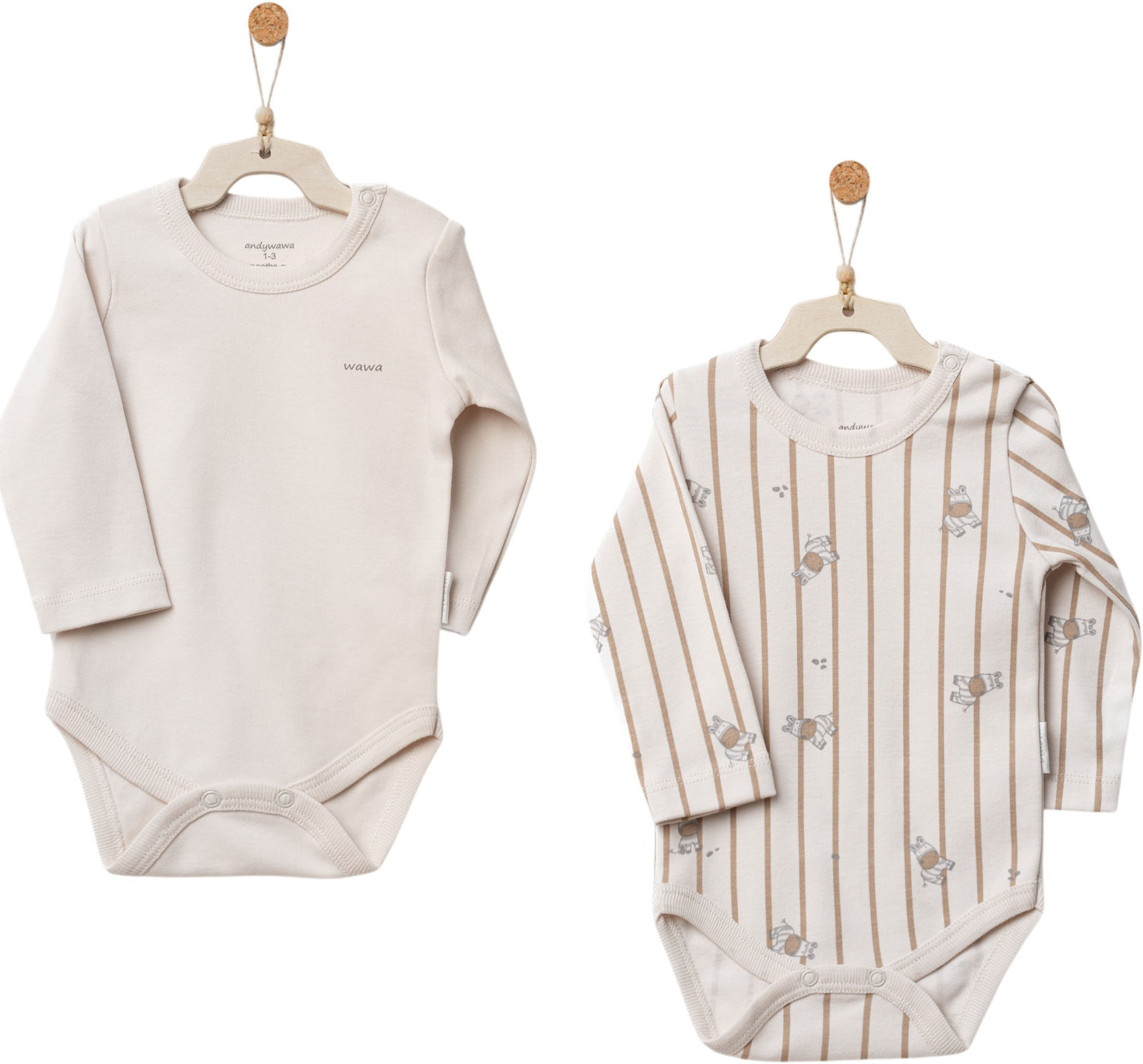 Body set 2pcs (pack of 7 sets), series ZEBRA