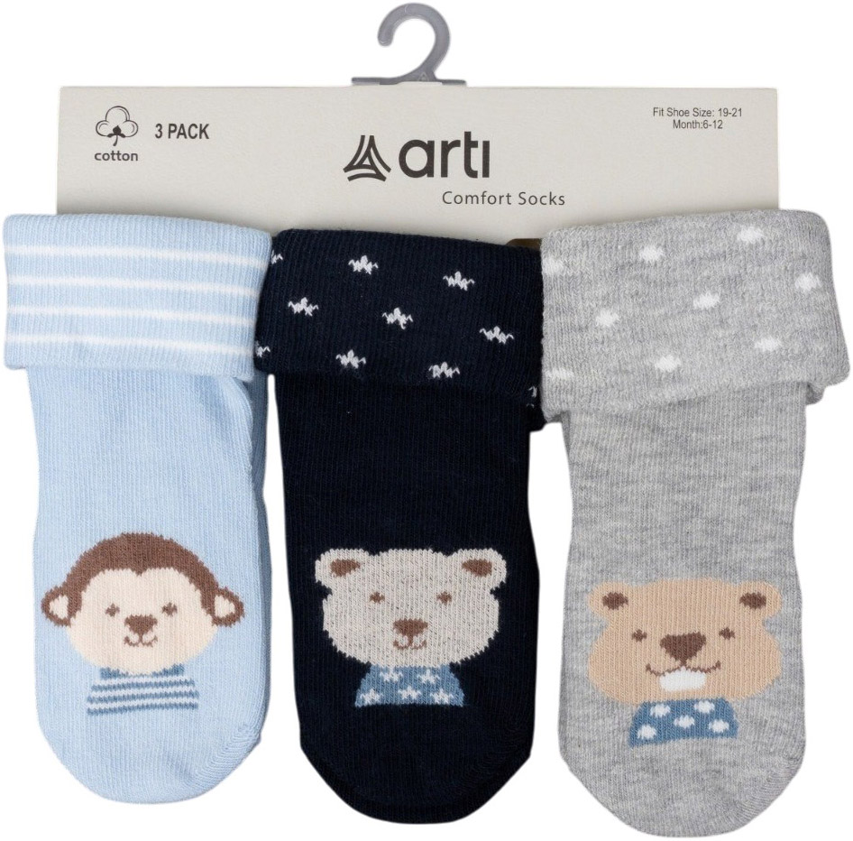 Socks cotton set 3 pairs (pack of 4 sets) Egon