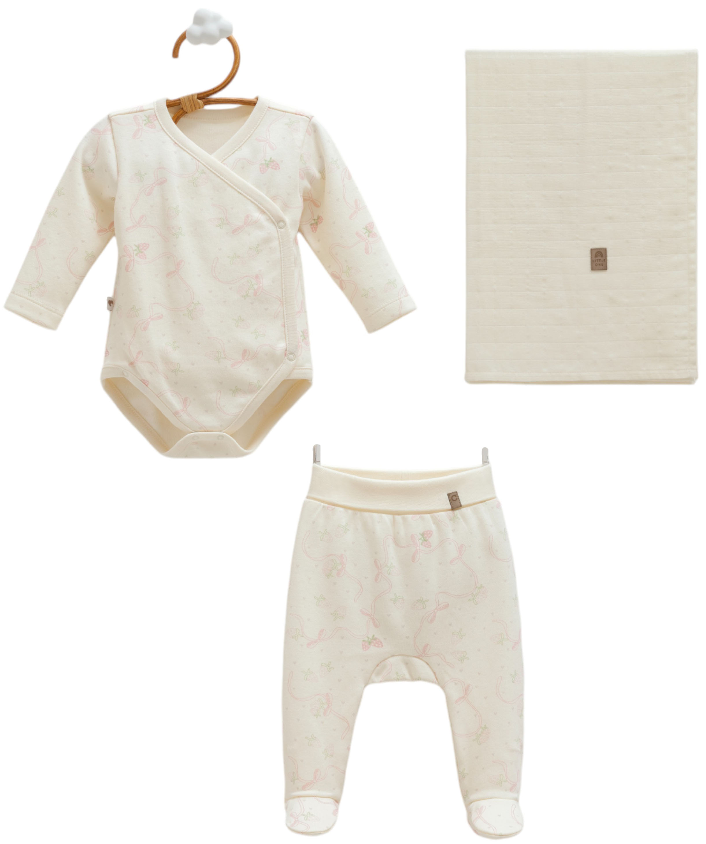 Set body+pants+
muslin blanket, series BASIC 
