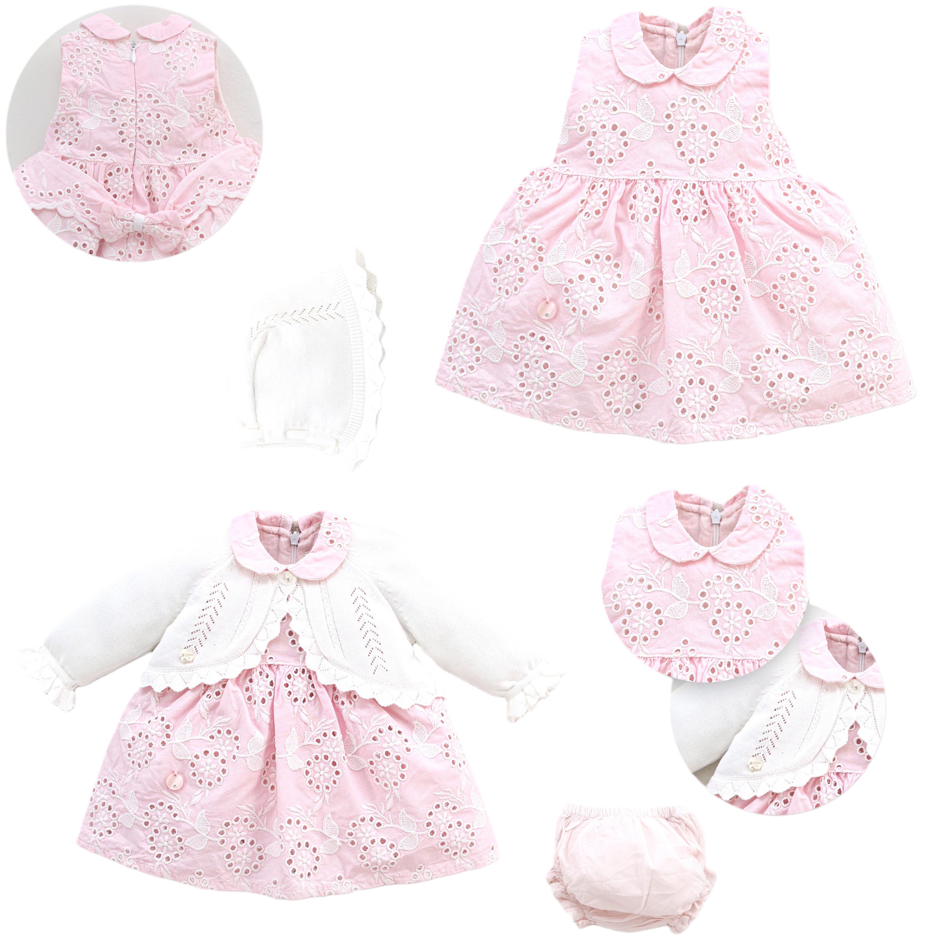 Set sweater+dress+hat+panties