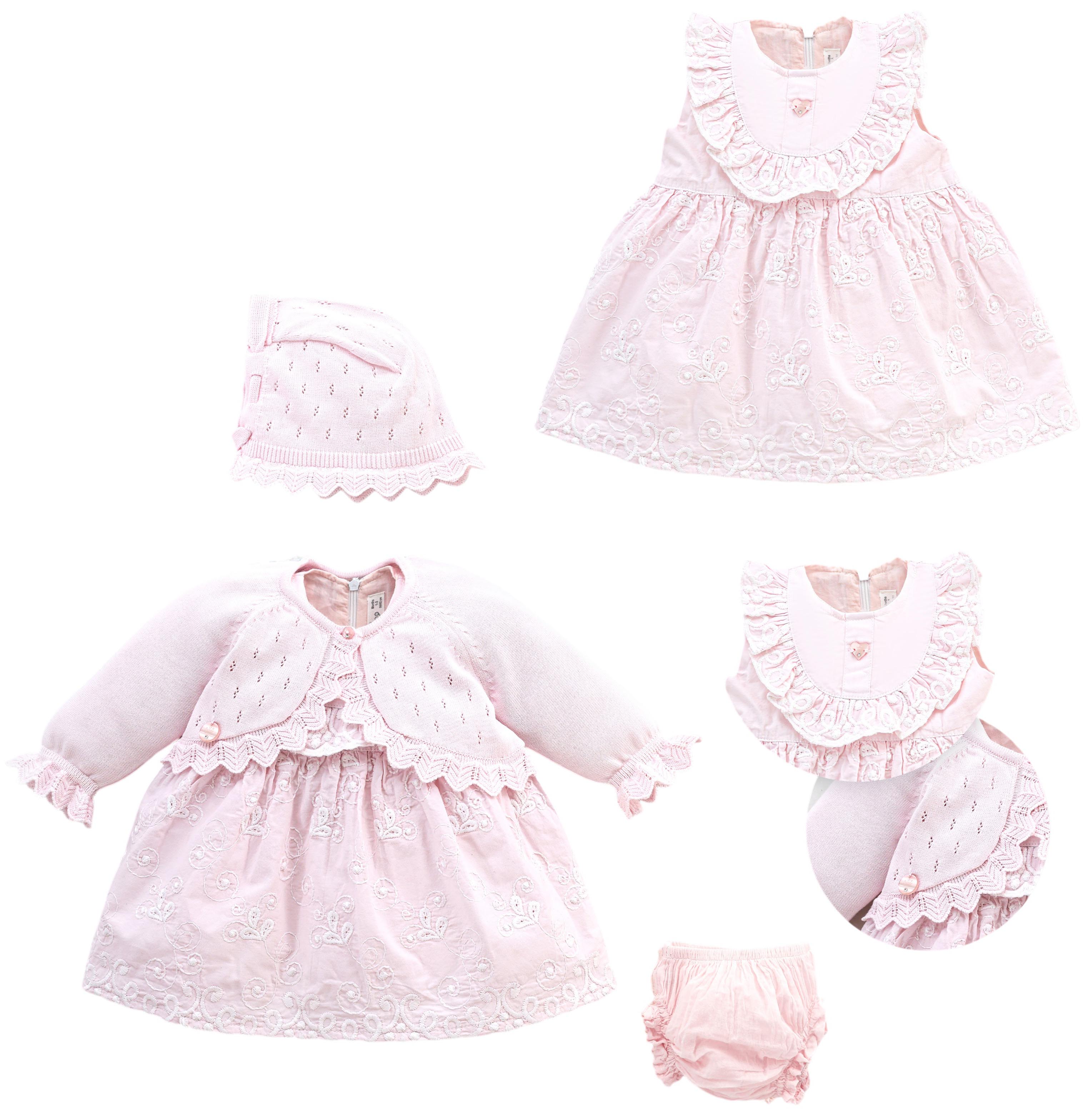 Set sweater+dress+hat+panties