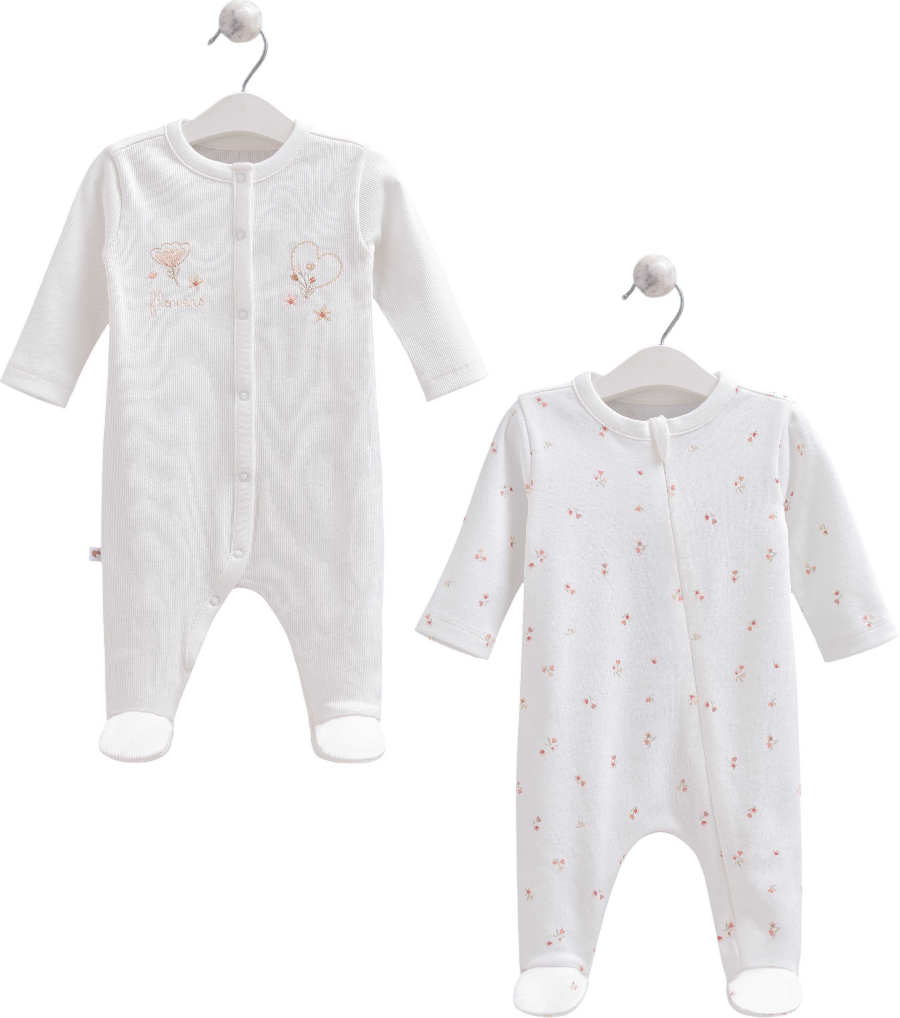 Overalls set 2pcs (pack of 2 sets), series LOVE BUNNY