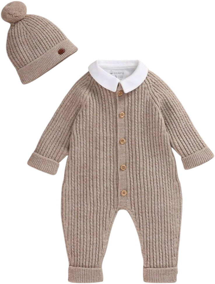 Set overalls+body+hat