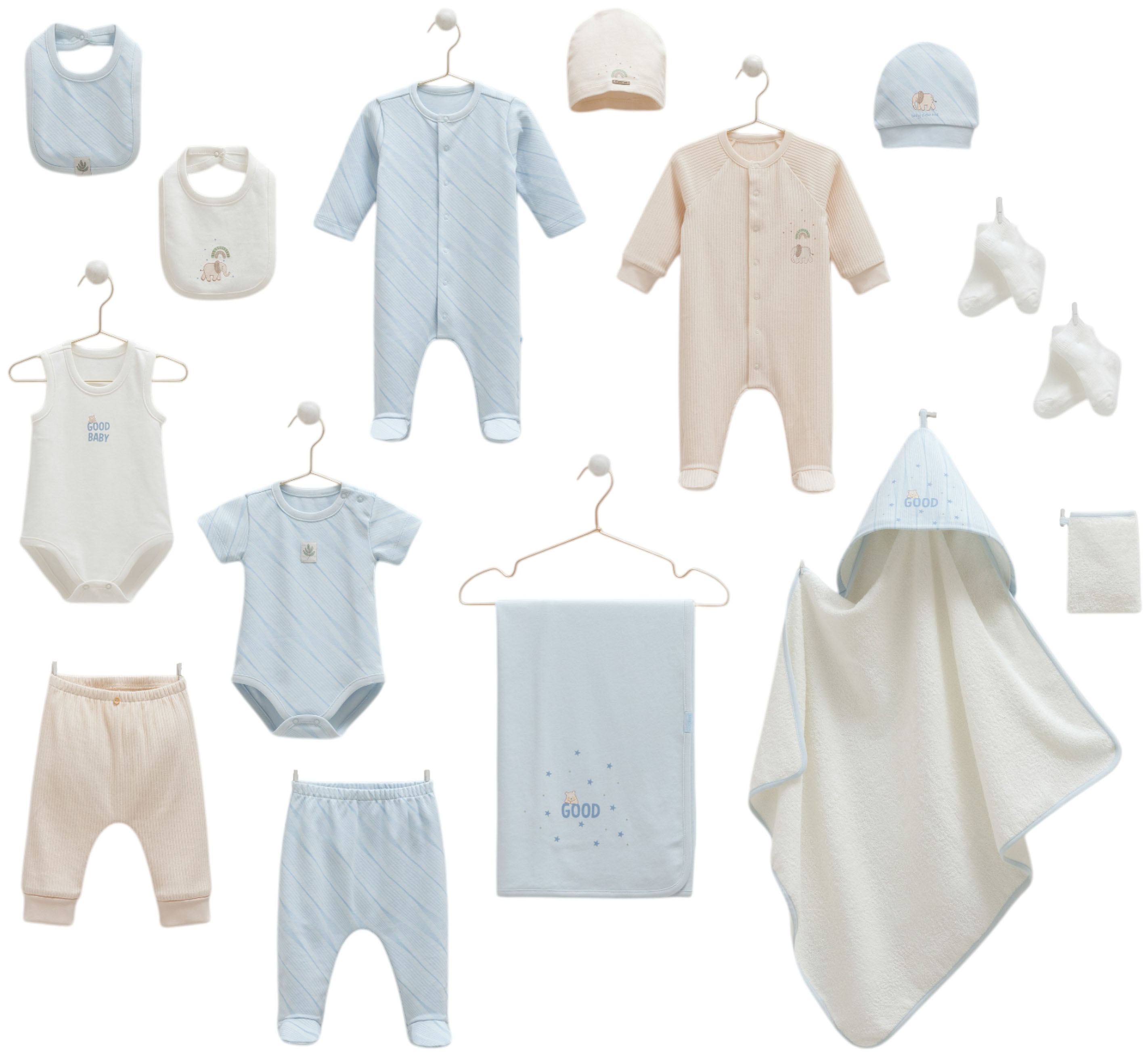 Set 14 items, series BASIC
