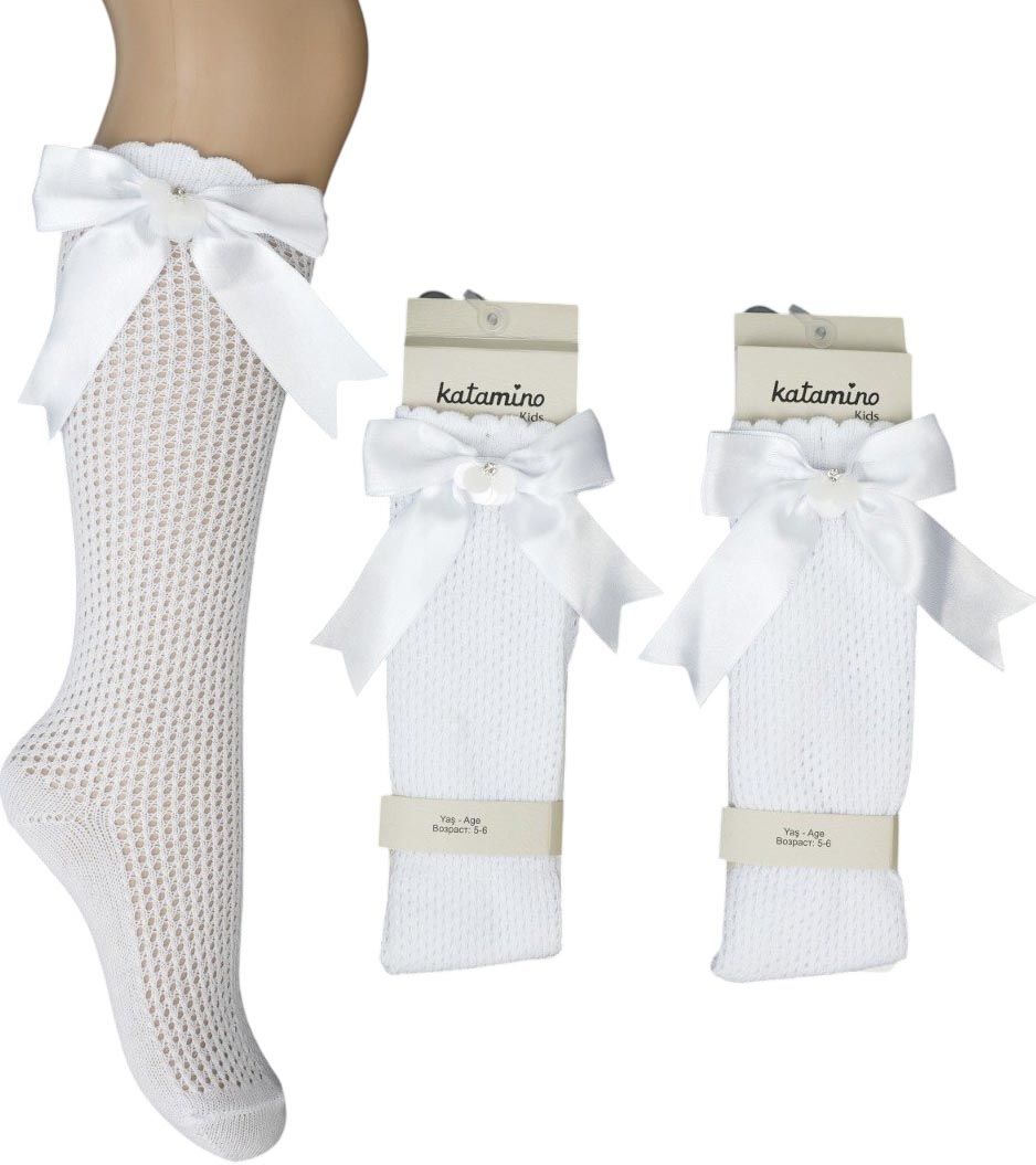 Knee high socks cotton Anora