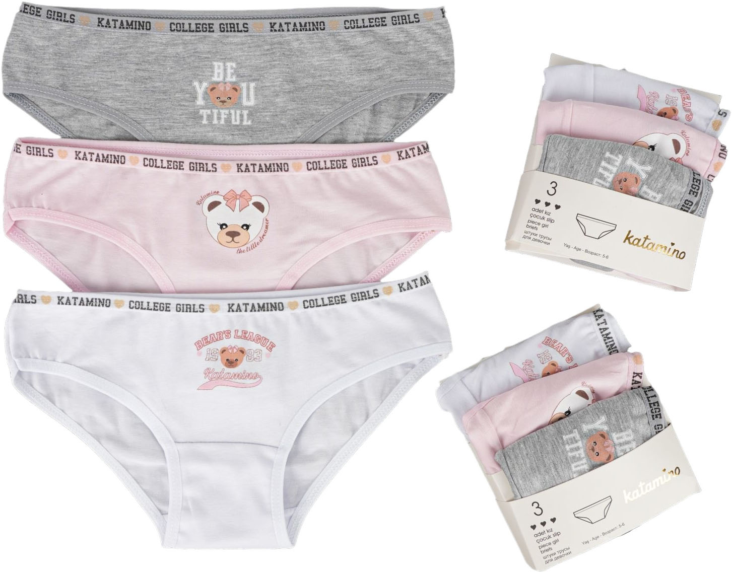 Set panties 3pcs (pack of 4 sets) Dobrev