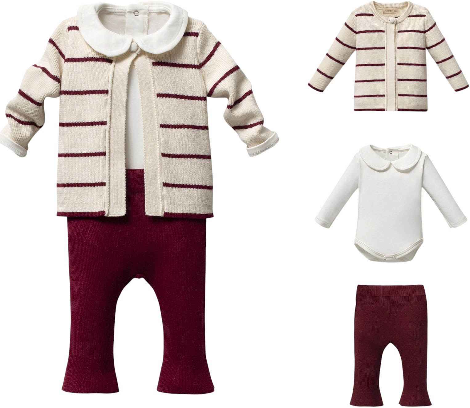 Set sweater+body+pants