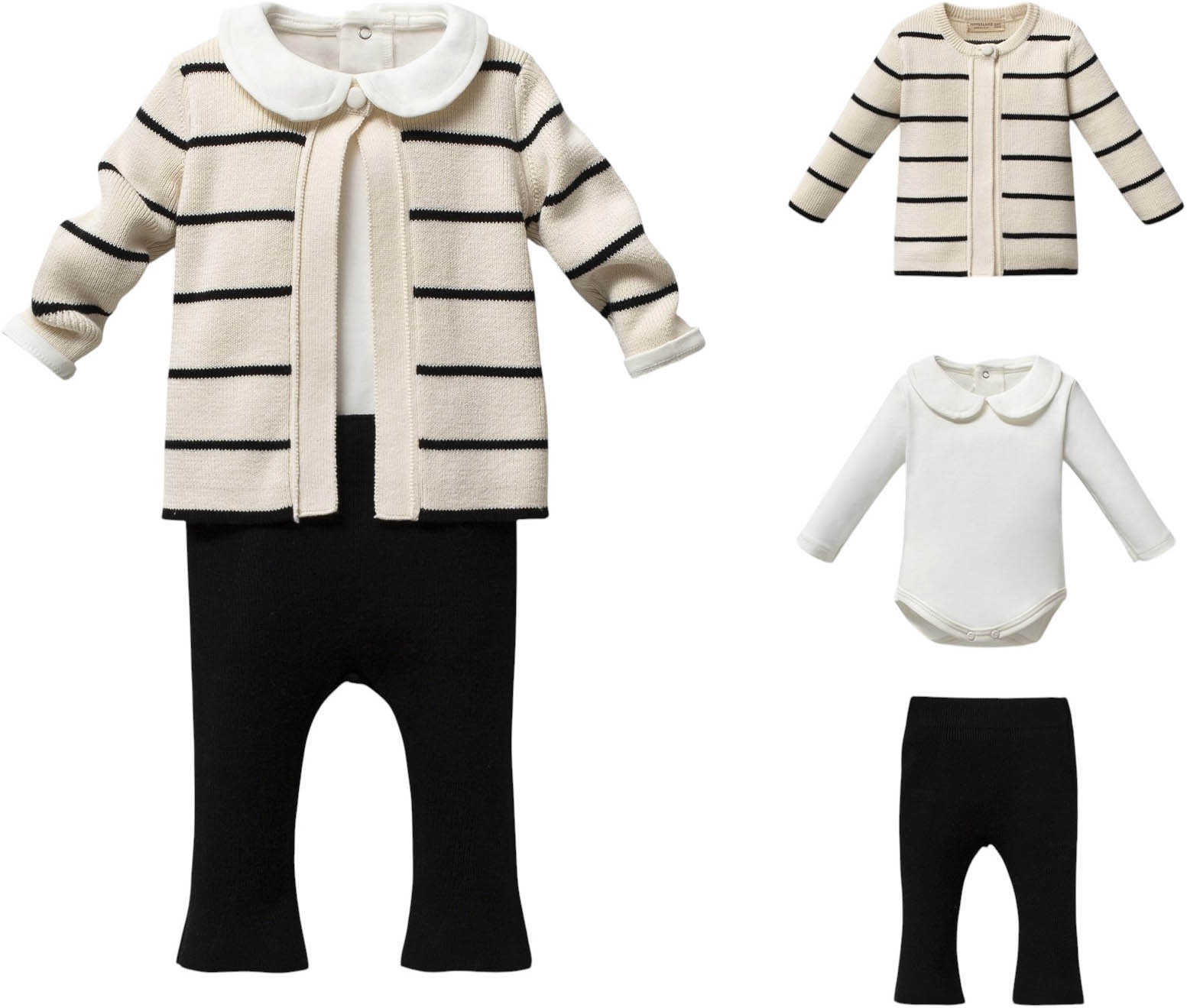 Set sweater+body+pants