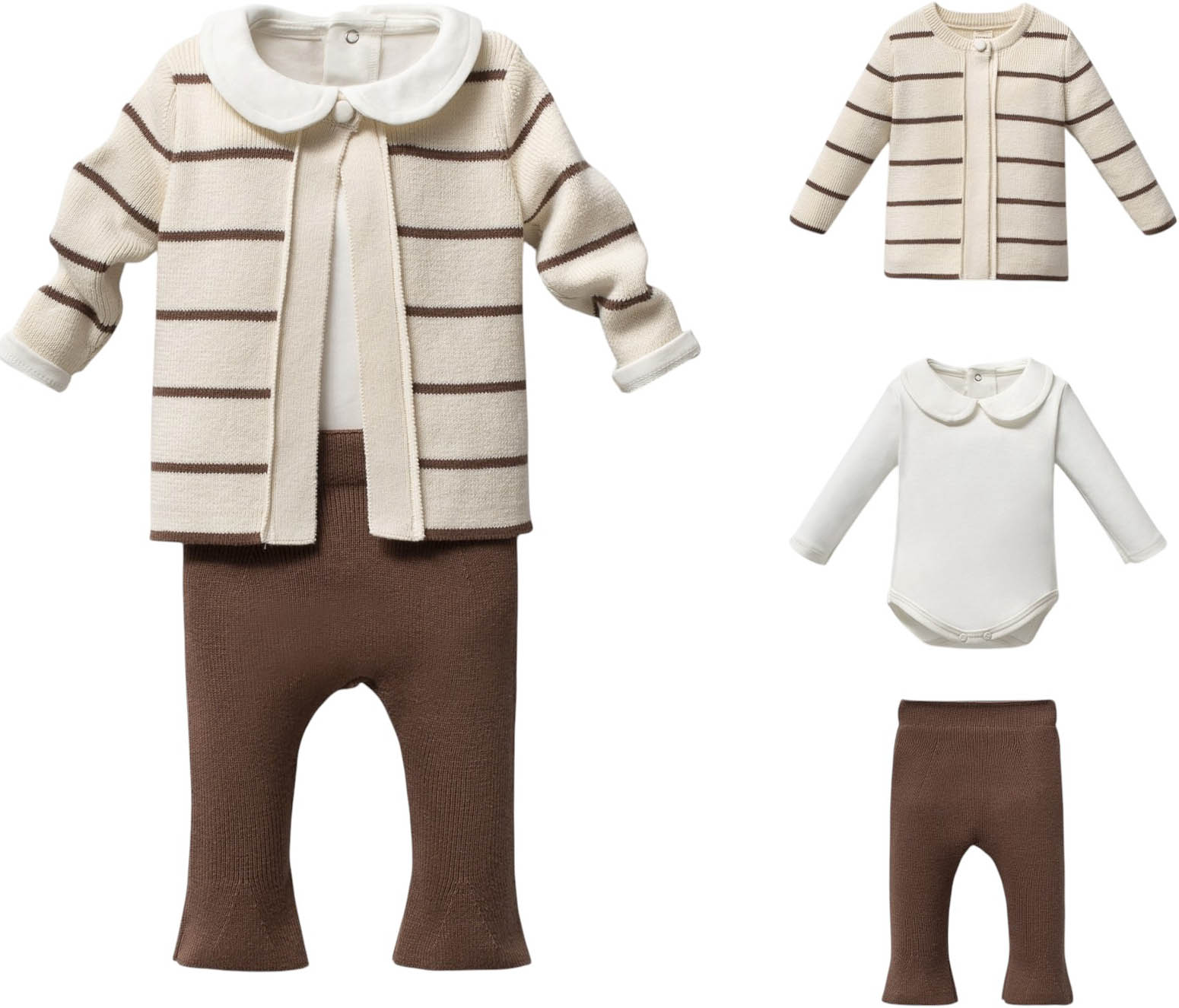 Set sweater+body+pants